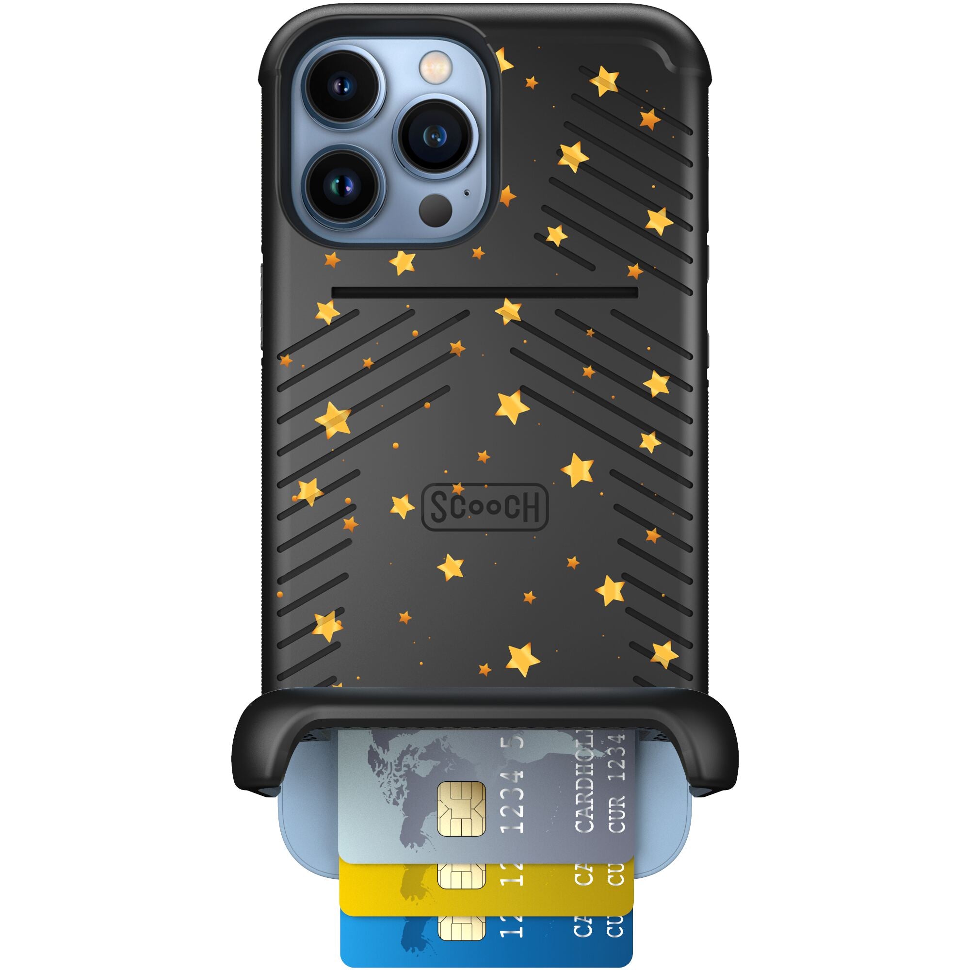 Wingmate Gold Stars for iPhone 13 Pro Max