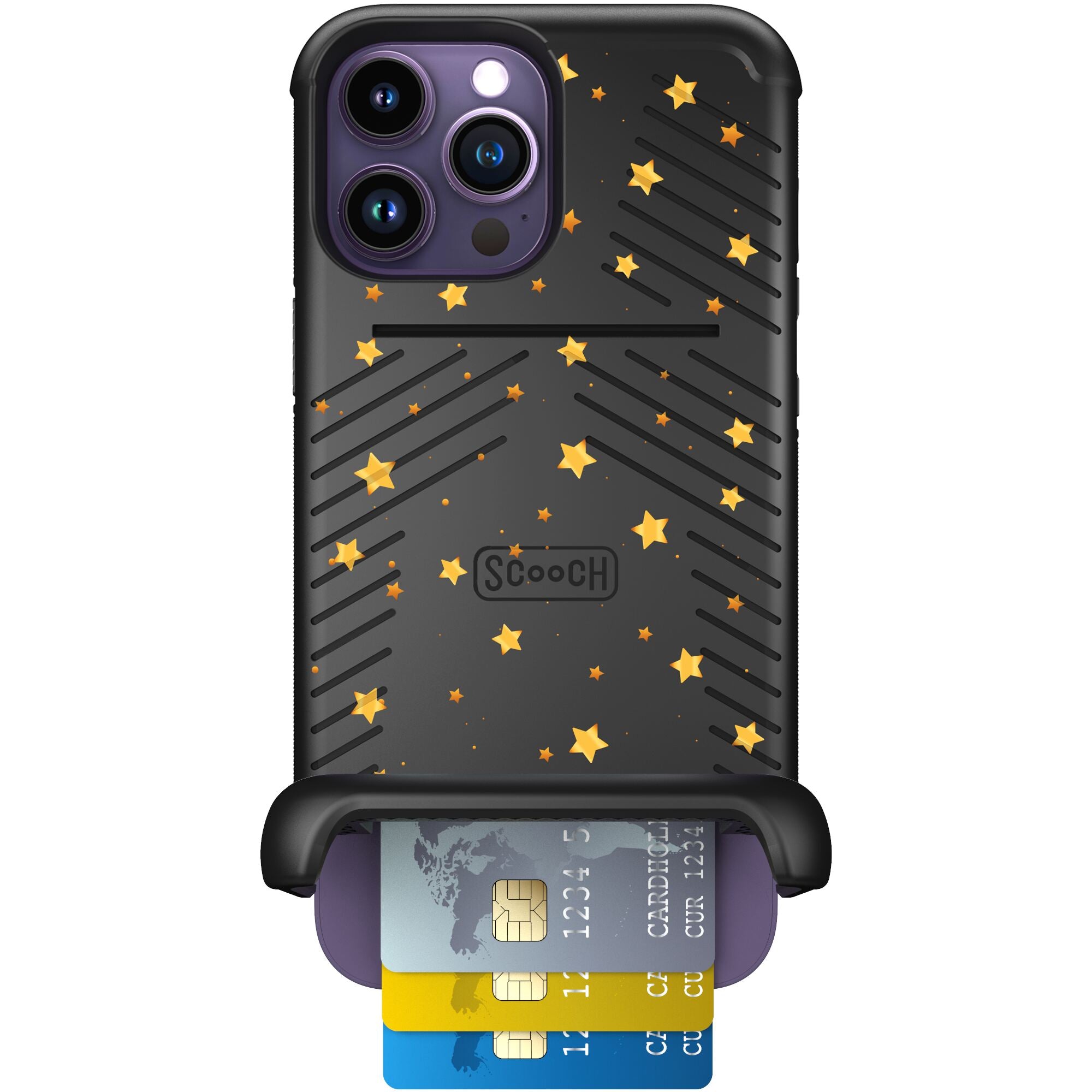 Wingmate Gold Stars for iPhone 14 Pro Max