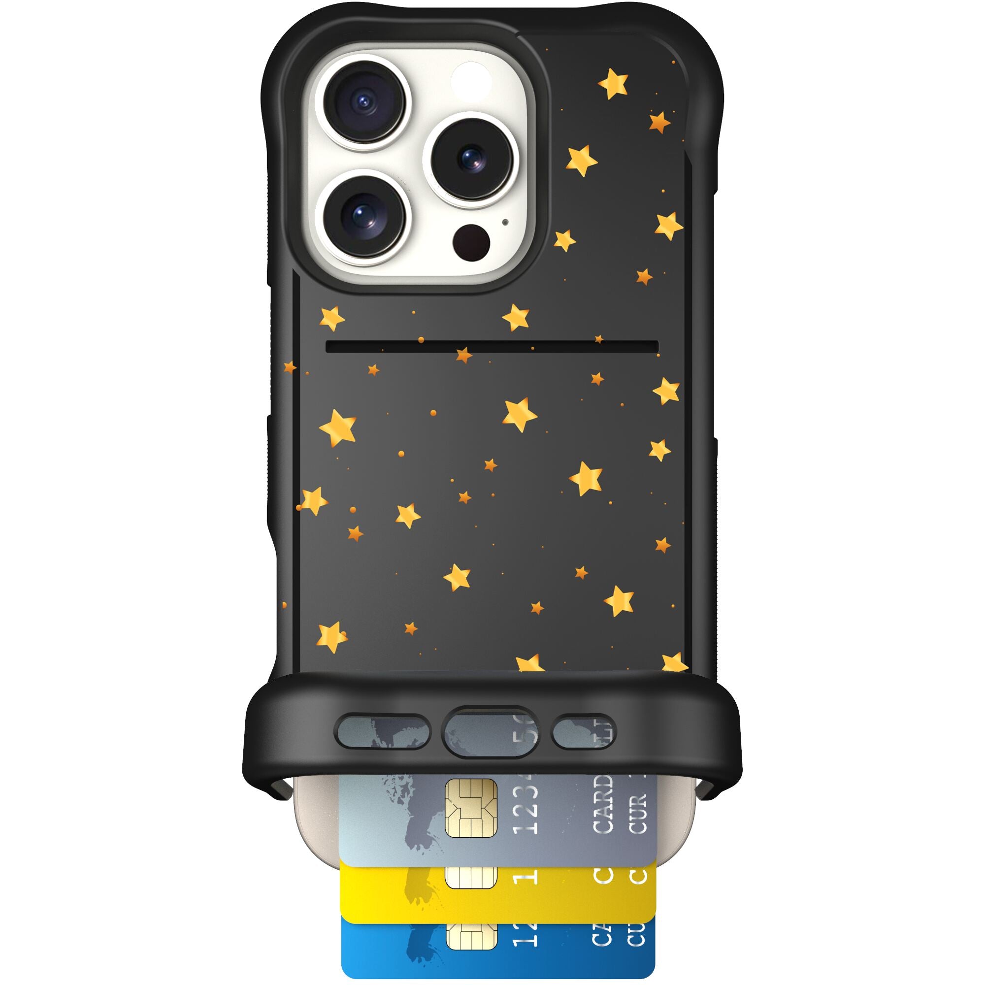 Wingmate Gold Stars for iPhone 16 Pro