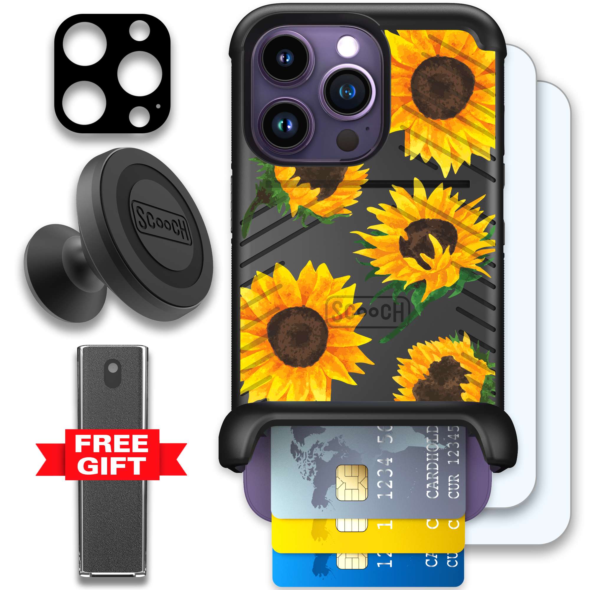 WMTE SUNFLFRZ iPhone 14 Pro Defender Bundle