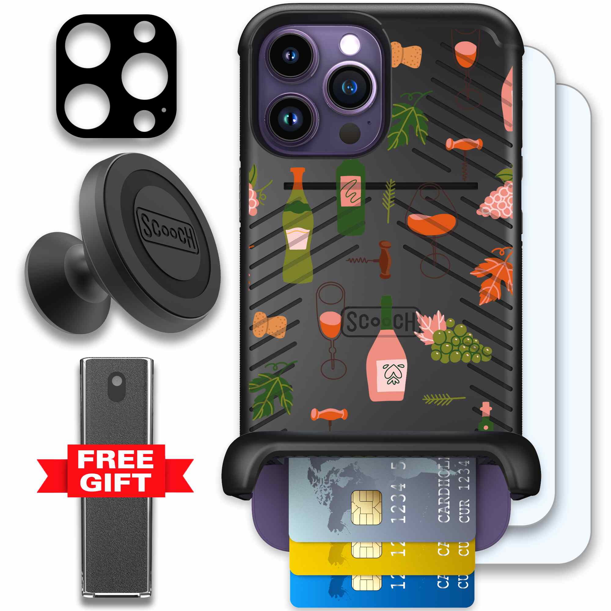 Vino Vibes | website | iPhone 14 Pro Max | Defender Bundle