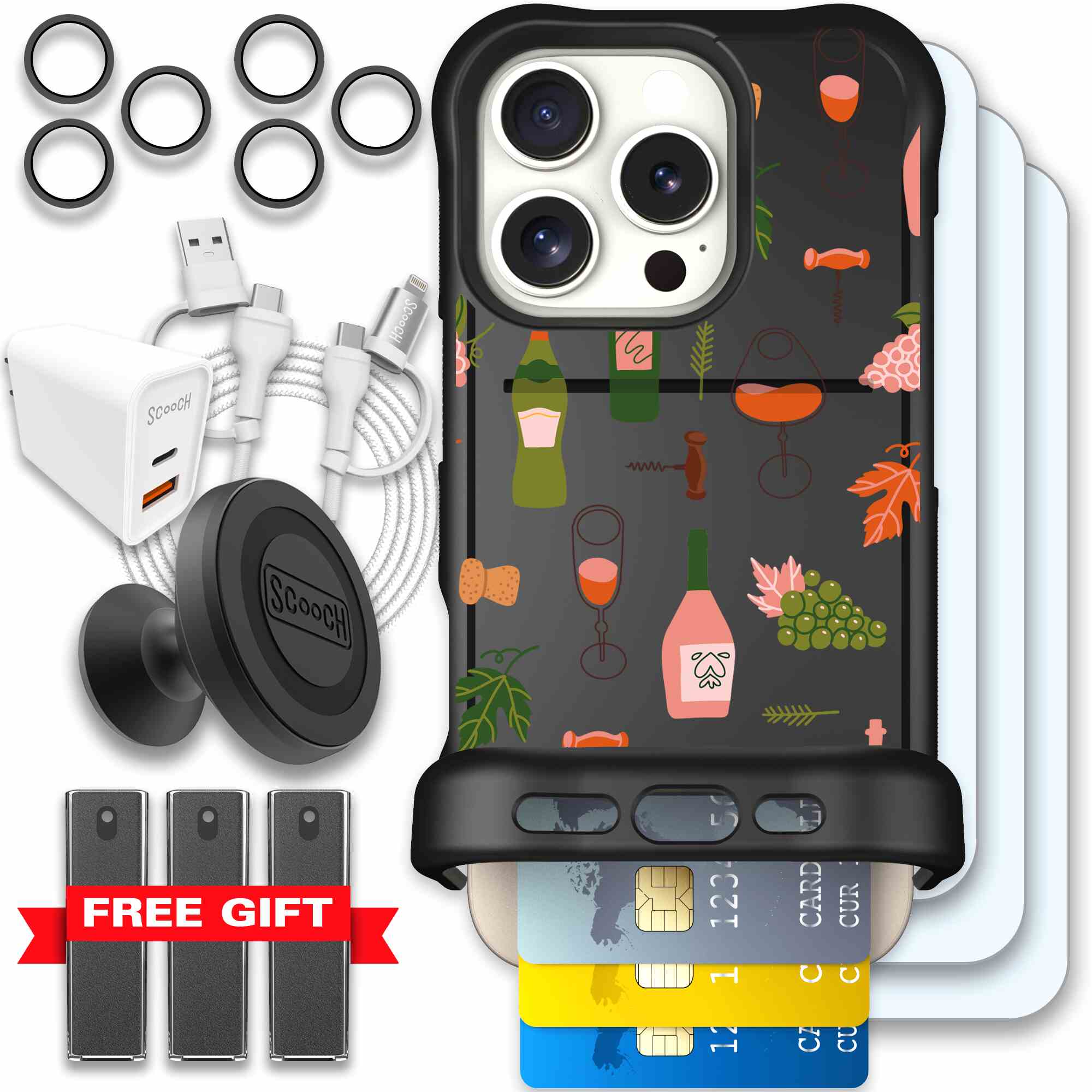 Vino Vibes | website | iPhone 16 Pro | Ultimate Bundle