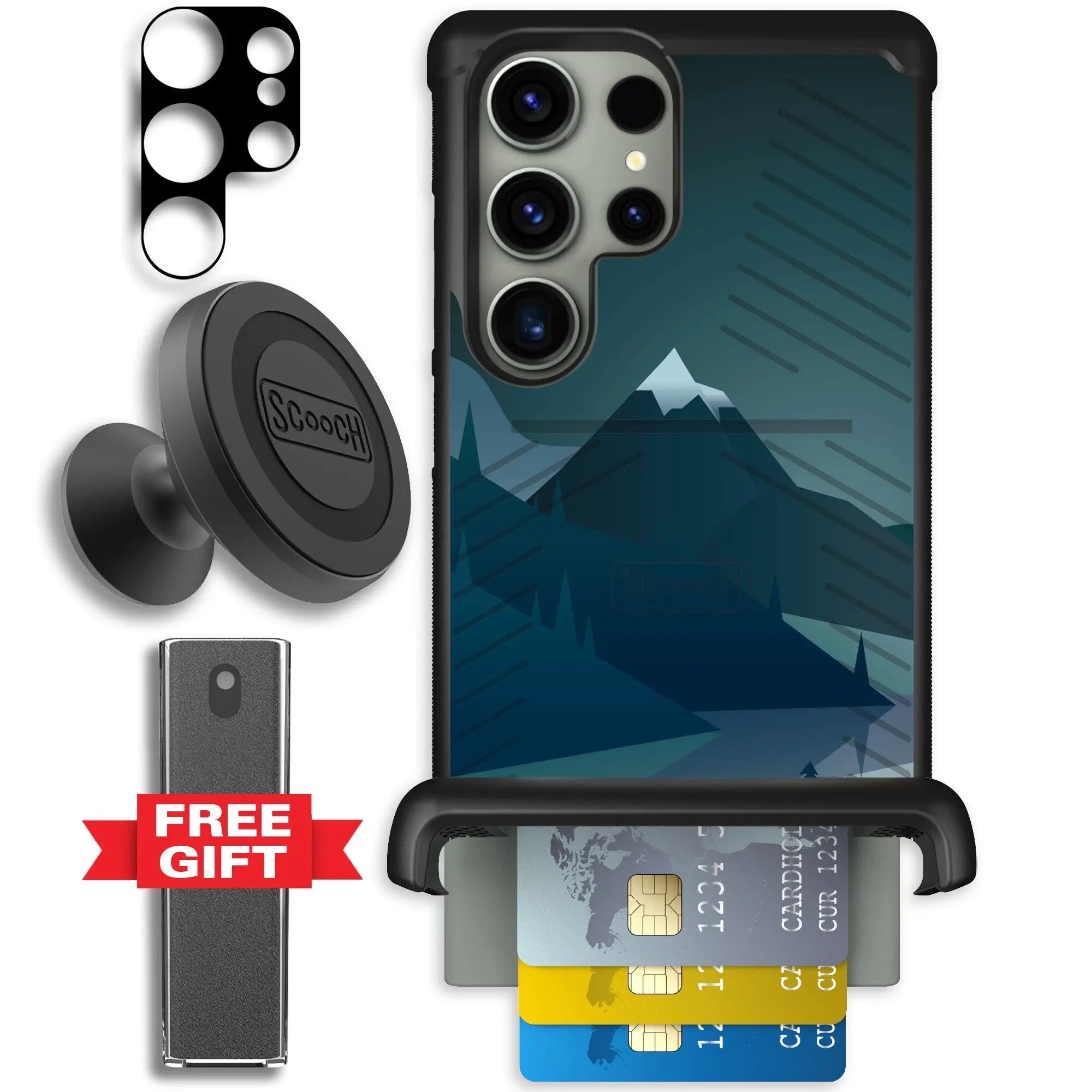 Scooch-Wingmate Defender Bundle for Samsung Galaxy S23 Ultra-