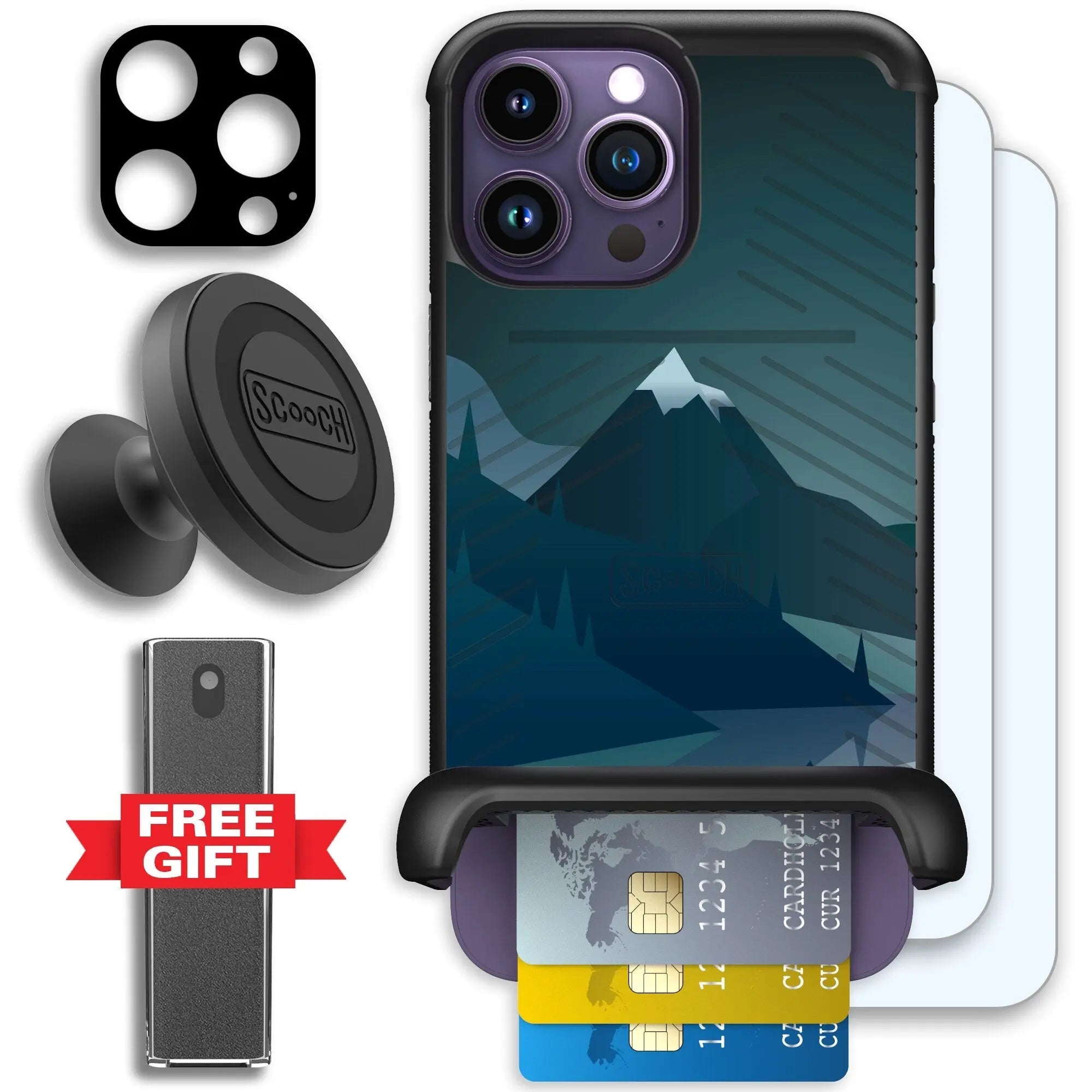 Scooch-Wingmate Defender Bundle for iPhone 14 Pro Max-