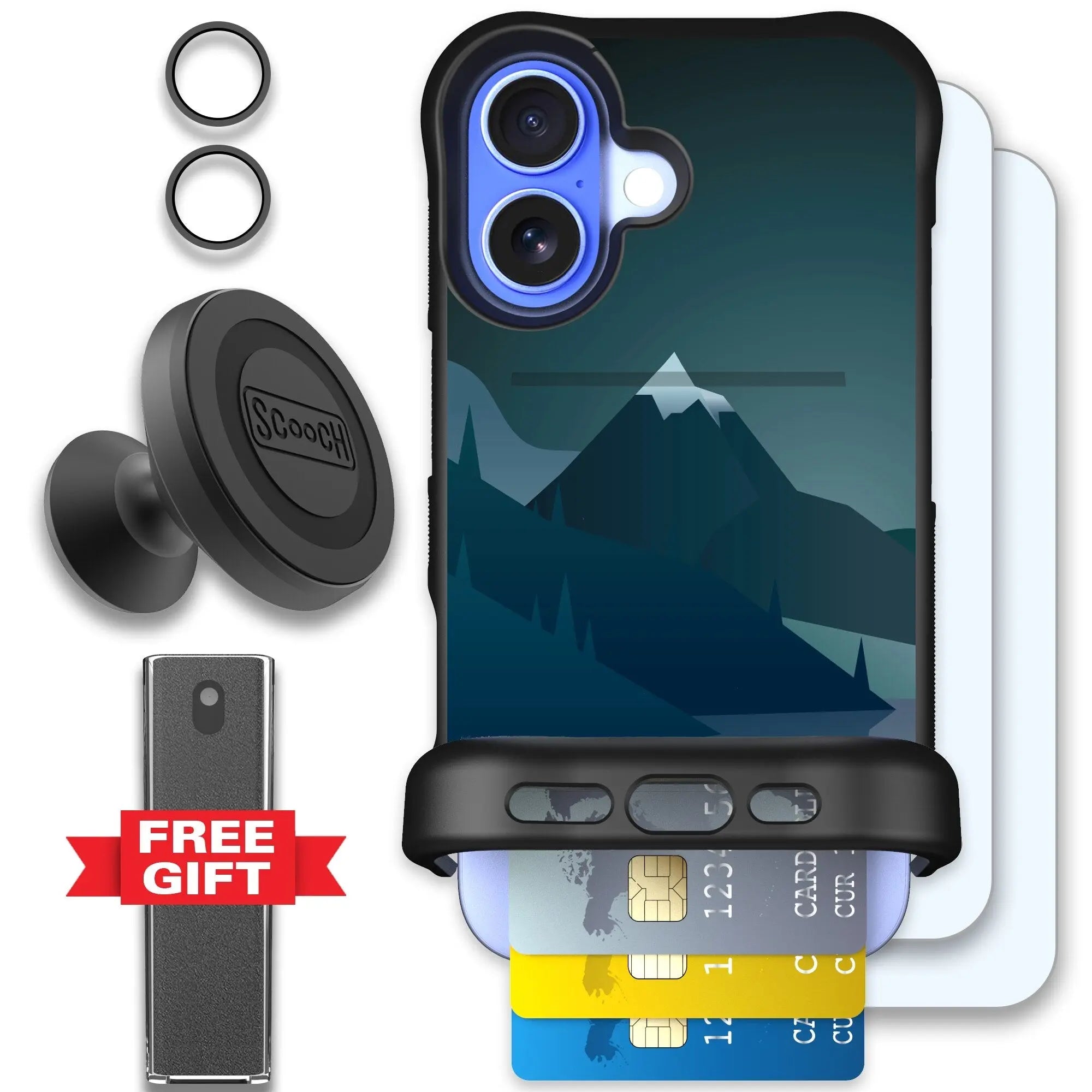 Scooch-Wingmate Defender Bundle for iPhone 16-