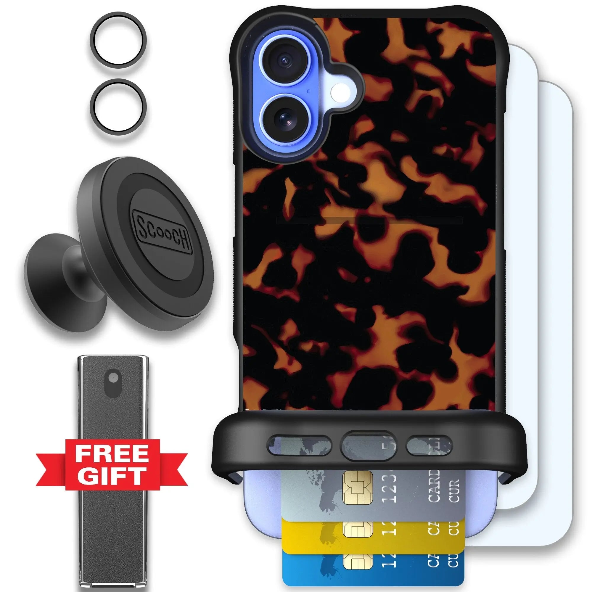 Scooch-Wingmate Defender Bundle for iPhone 16 Plus-
