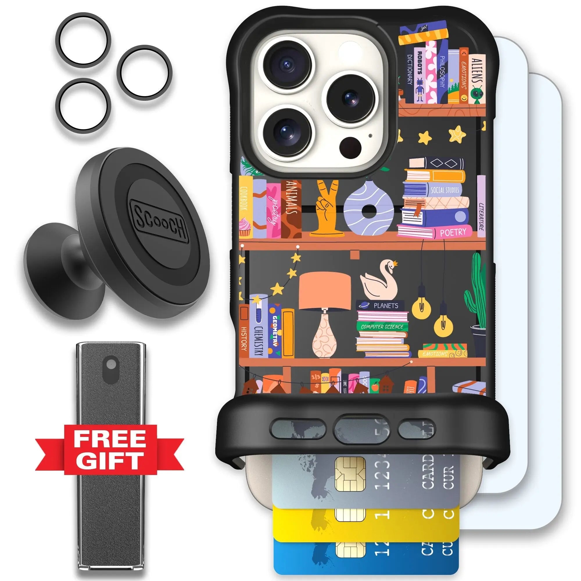 Scooch-Wingmate Defender Bundle for iPhone 16 Pro-