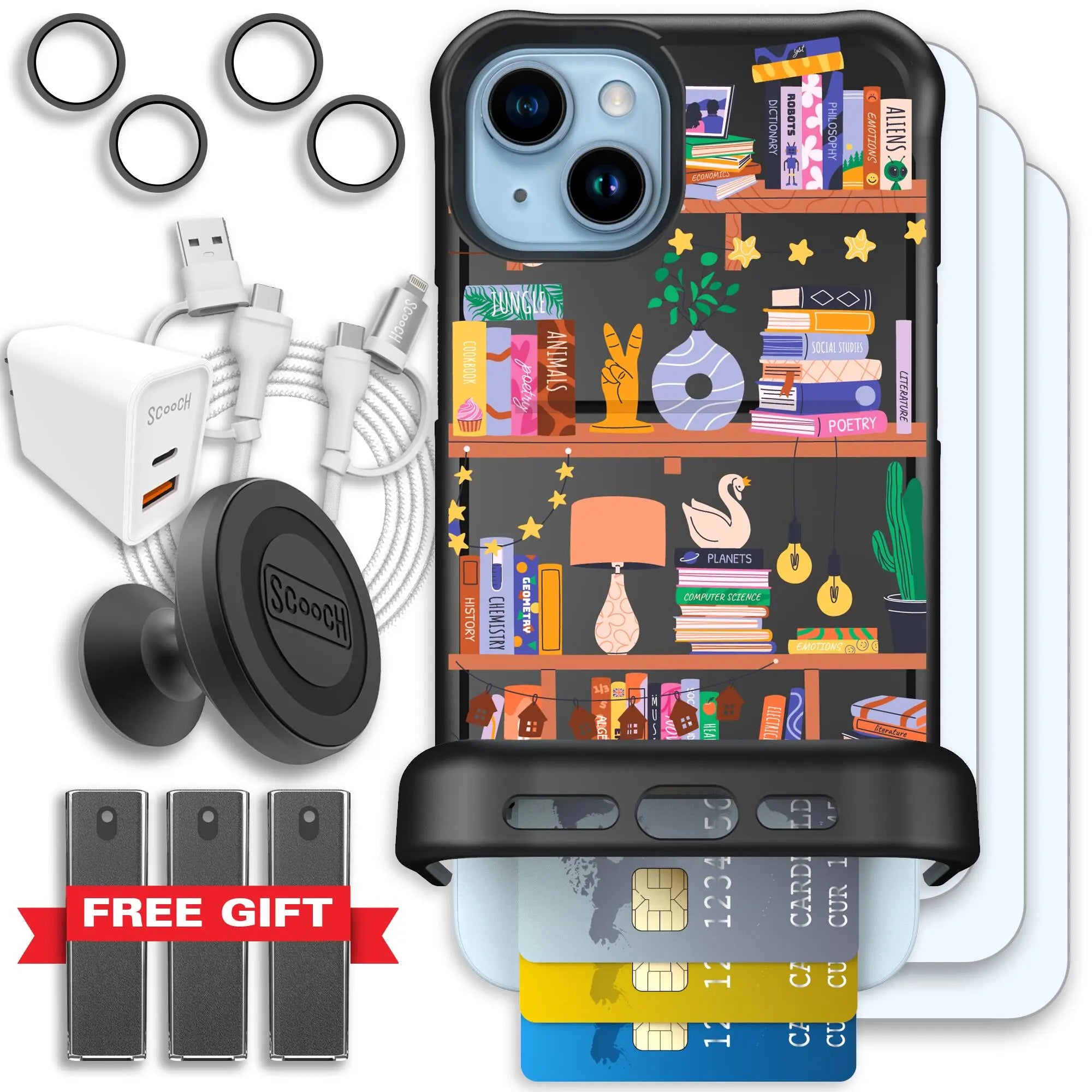 Scooch-Wingmate Ultimate Bundle for iPhone 15 Plus-
