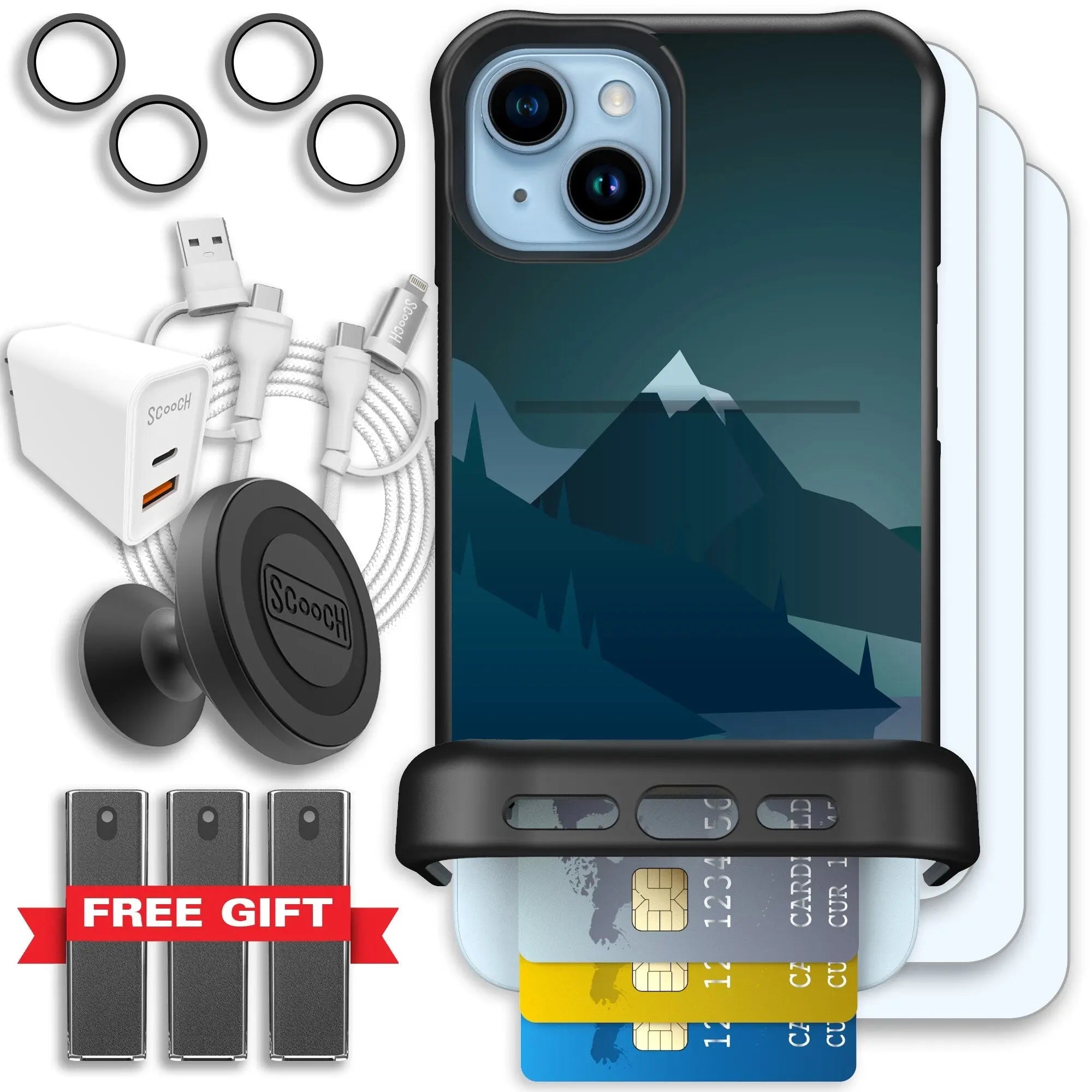 Scooch-Wingmate Ultimate Bundle for iPhone 15 Plus-