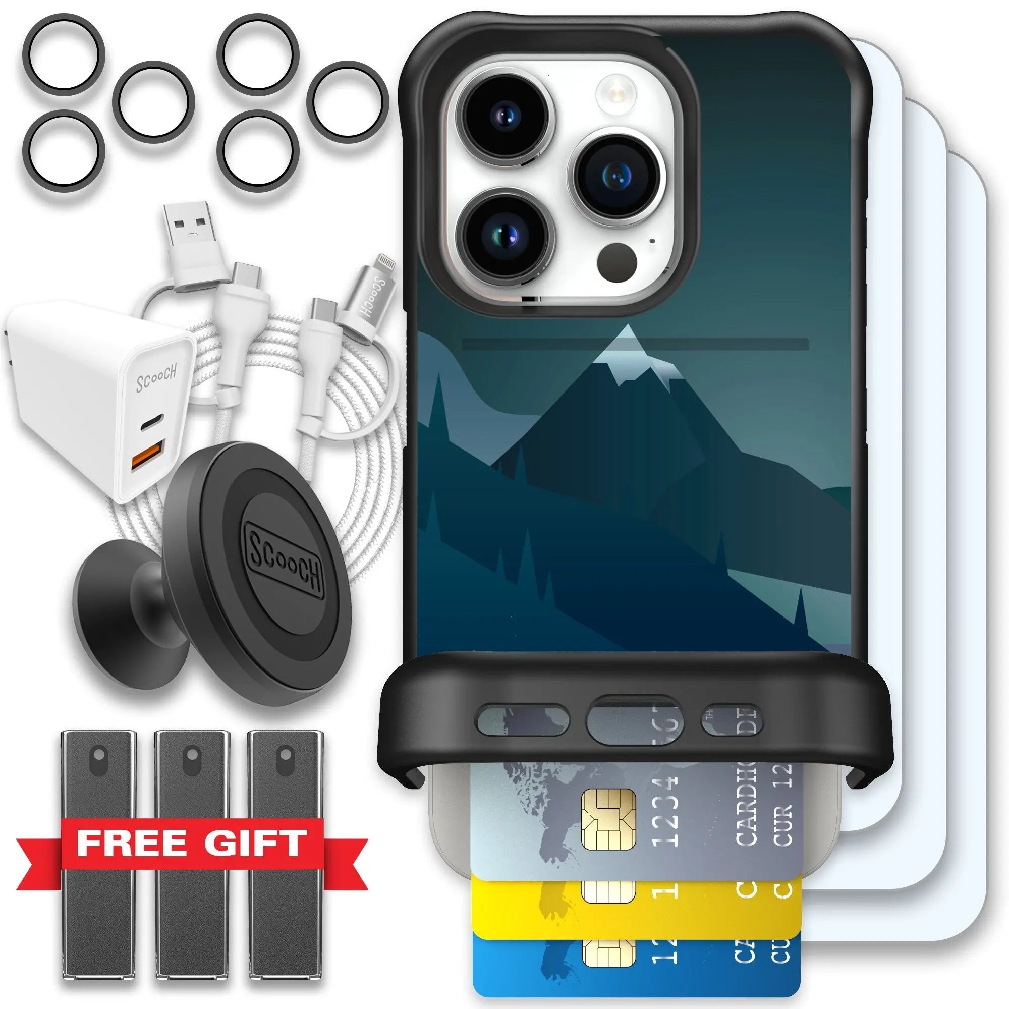 Scooch-Wingmate Ultimate Bundle for iPhone 15 Pro-