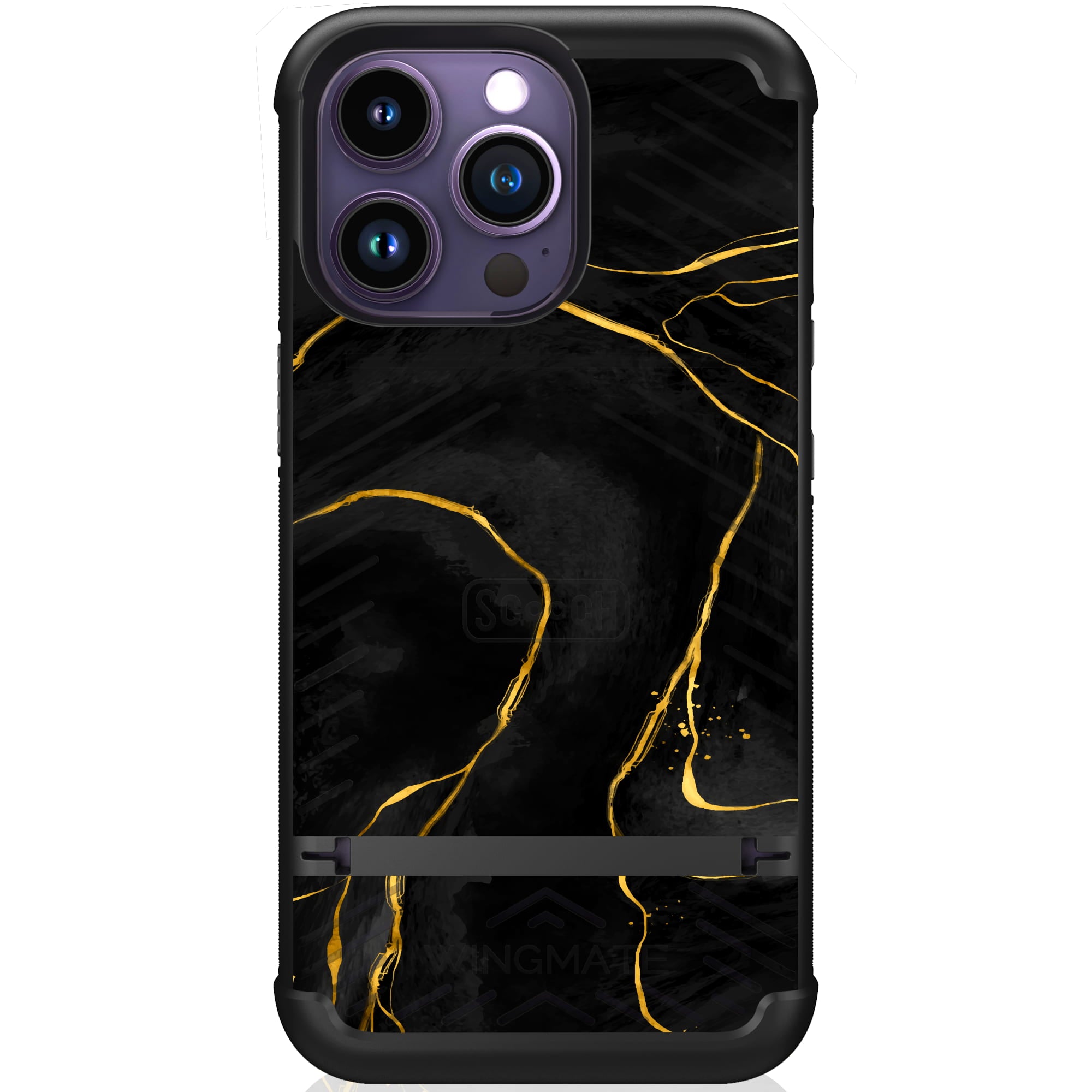 Wingmate Clearance - iPhone 14 Pro - Black Marble