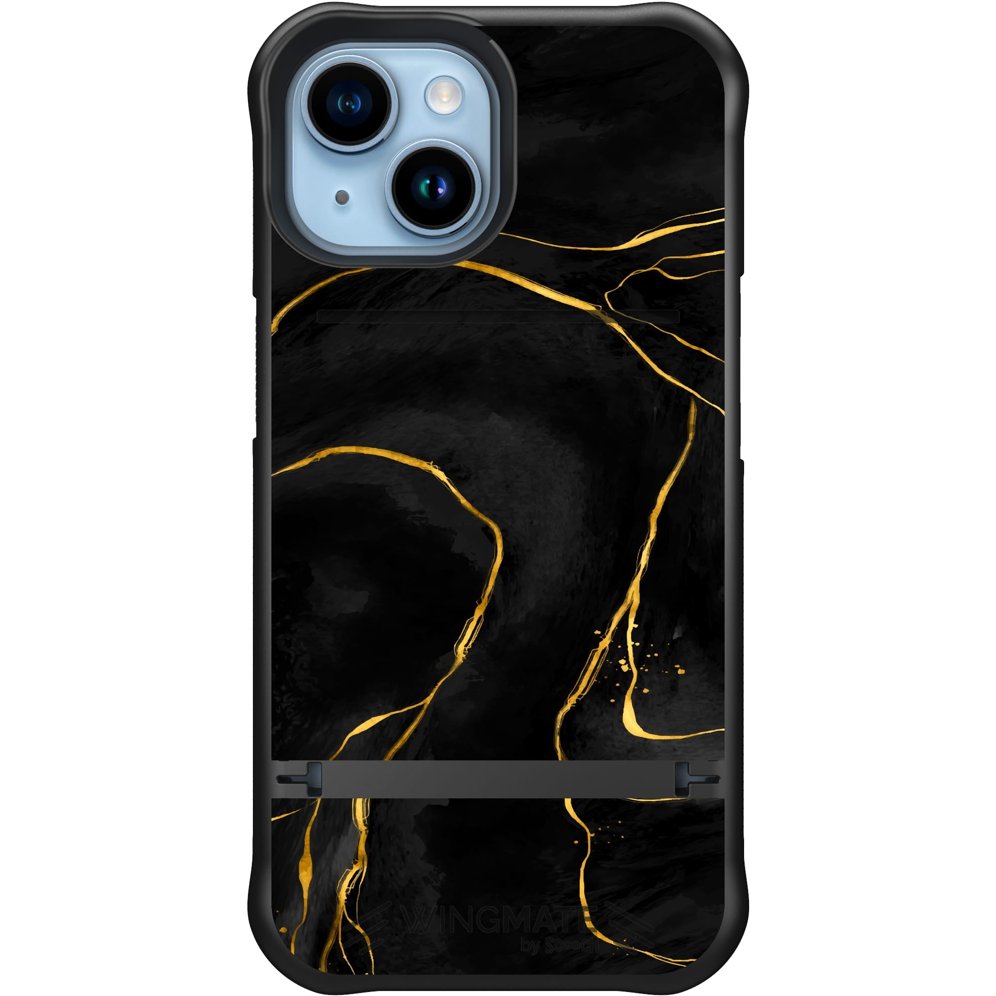 Wingmate Black Marble for iPhone 15