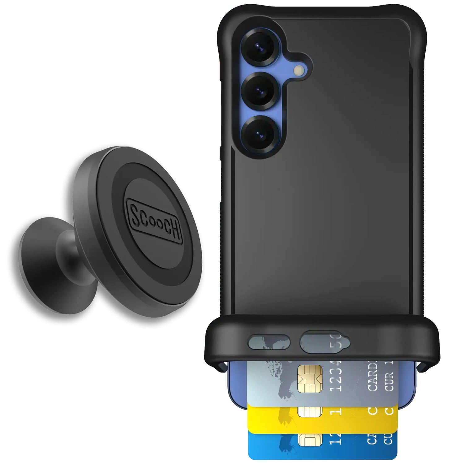 Scooch-Wingmate Starter Bundle for Samsung Galaxy S26-Black