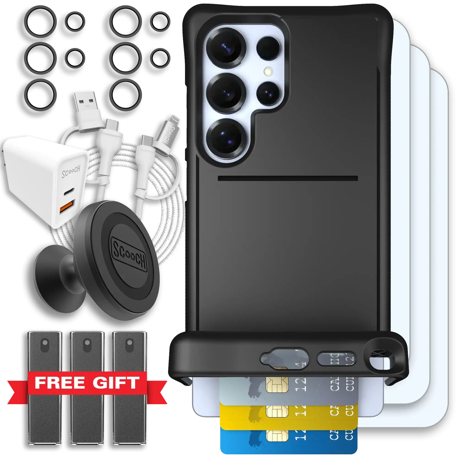 Scooch-Wingmate Ultimate Bundle for Samsung Galaxy S26 Ultra-Black