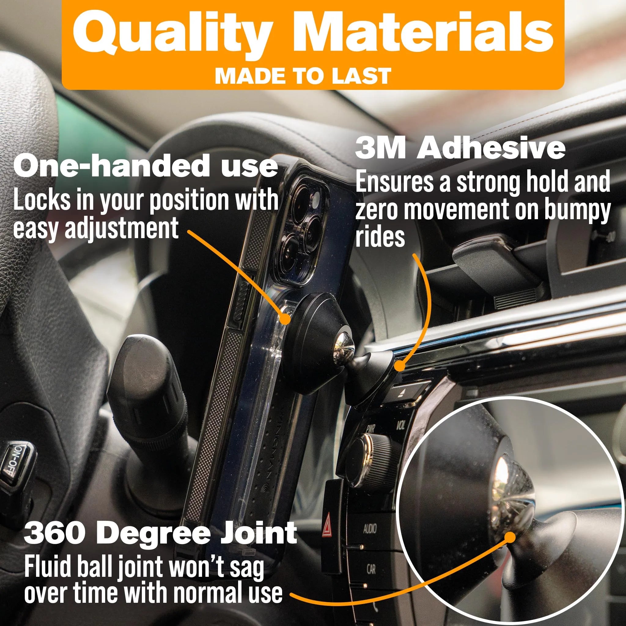 Scooch Wingmount - Universal Magnetic Car Mount Scooch Wingmount
