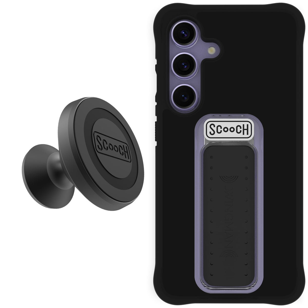 Scooch Wingman Starter Bundle for Galaxy S24 in Black