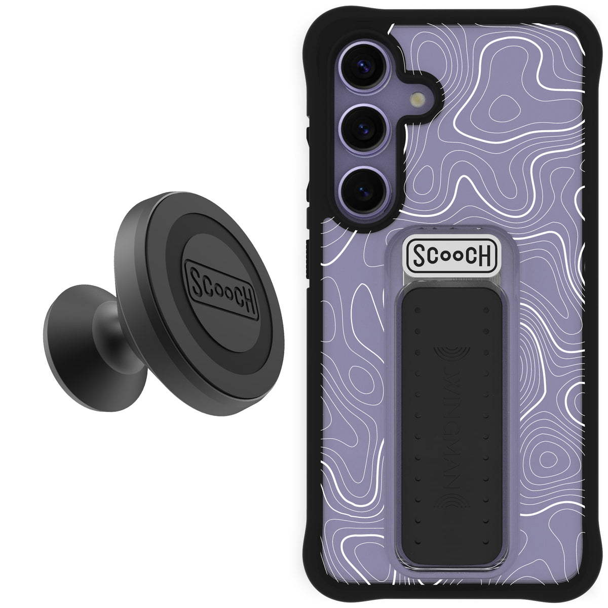 Scooch Wingman Starter Bundle for Galaxy S24 in Topography