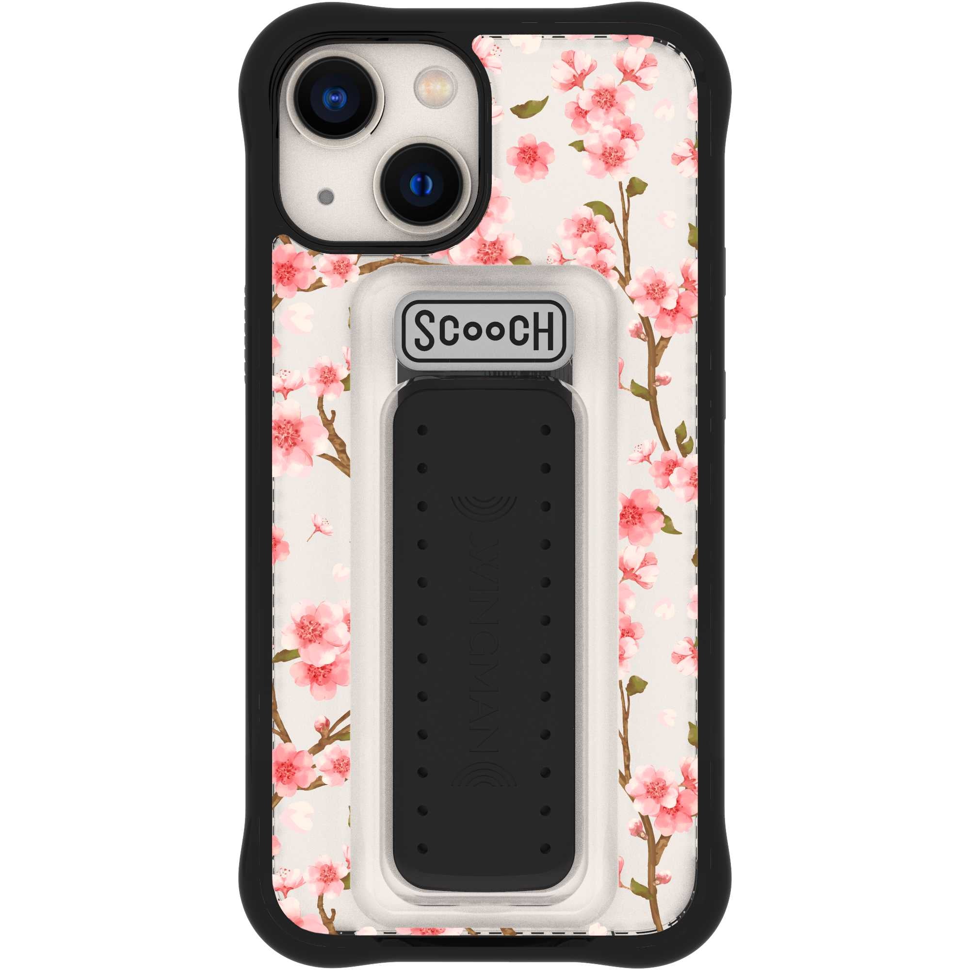 Scooch Wingman for iPhone 13 Mini PinkCherryBlossoms Scooch Wingman
