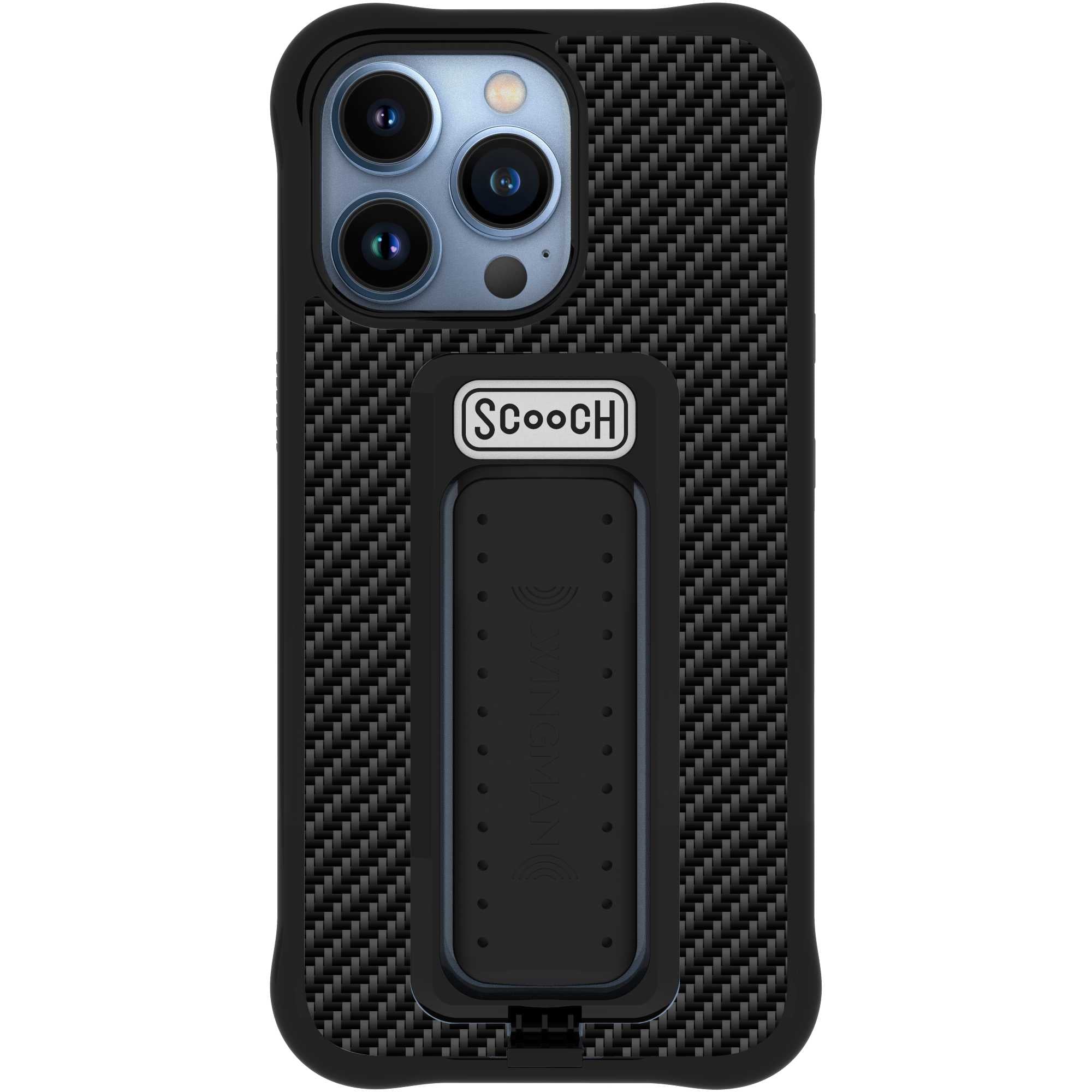 Scooch Wingman for iPhone 13 Pro CarbonFiber Scooch Wingman