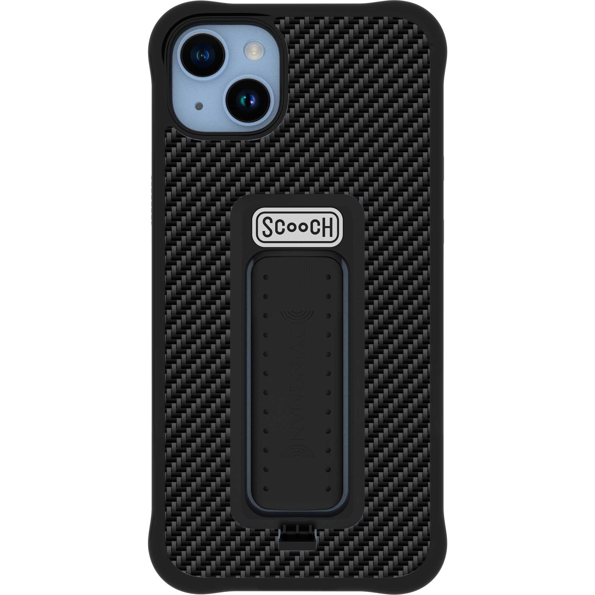 Scooch Wingman for iPhone 14 Plus CarbonFiber Scooch Wingman