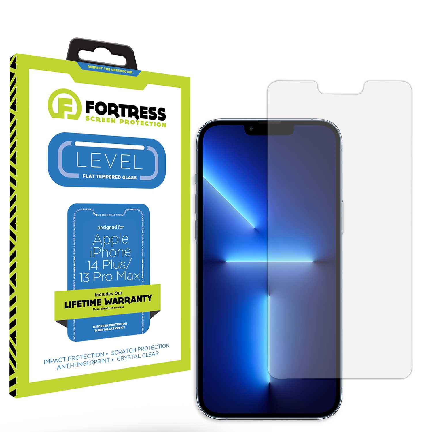 Fortress iPhone 14 Plus Screen Protector $0Coverage Scooch Screen Protector