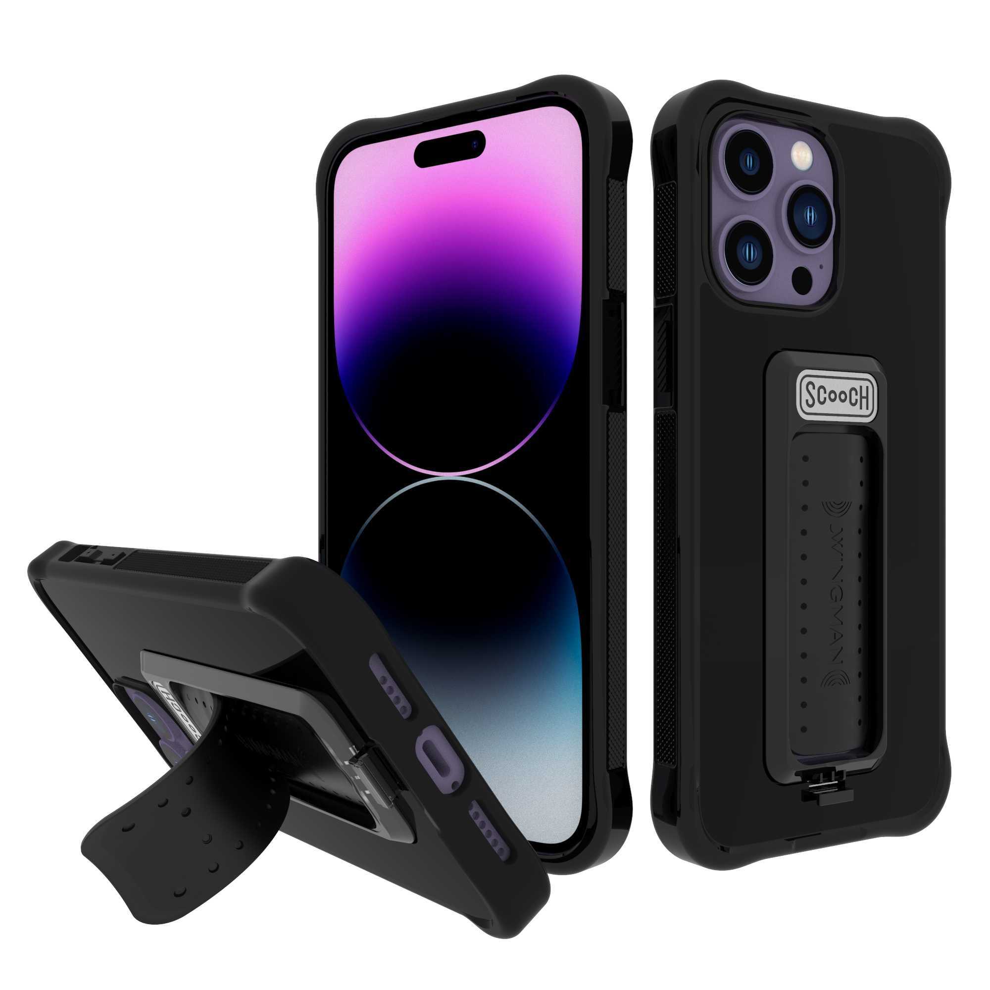 Scooch Wingman for iPhone 14 Pro Max Black Scooch Wingman