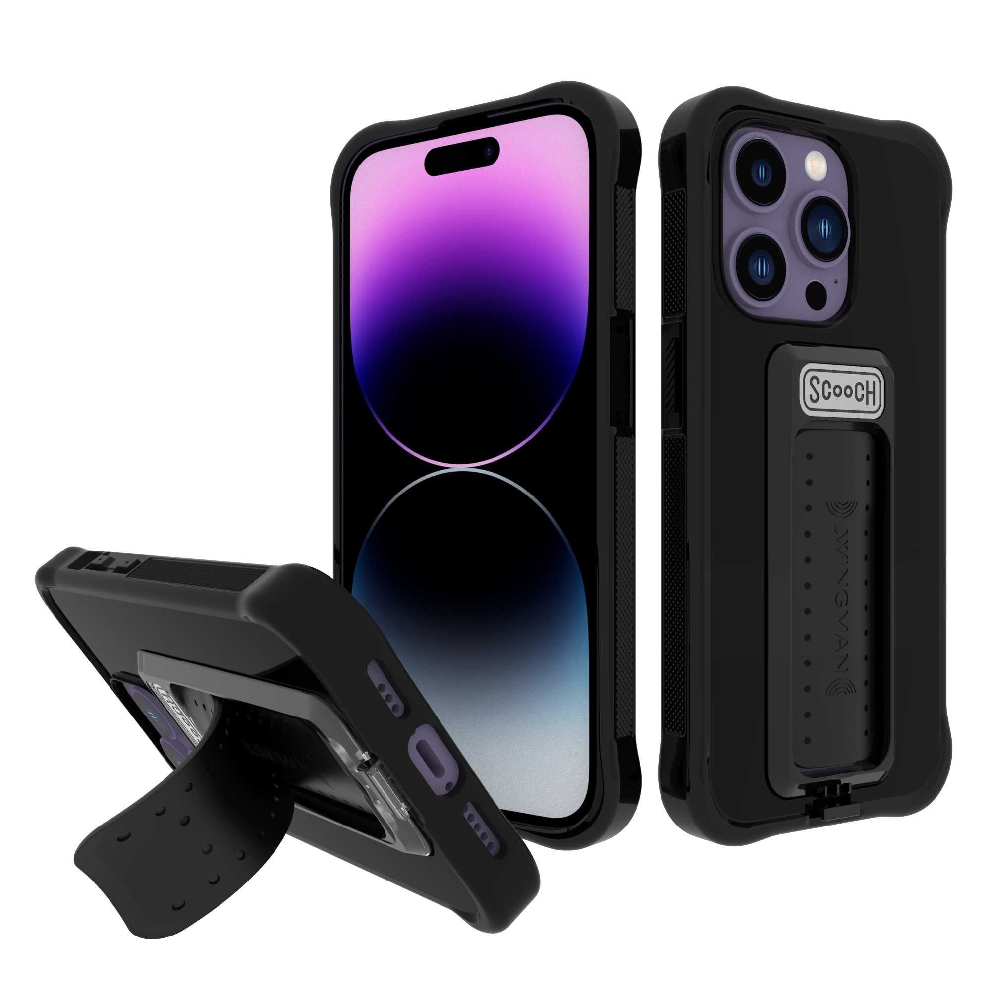 Scooch Wingman for iPhone 14 Pro Black Scooch Wingman