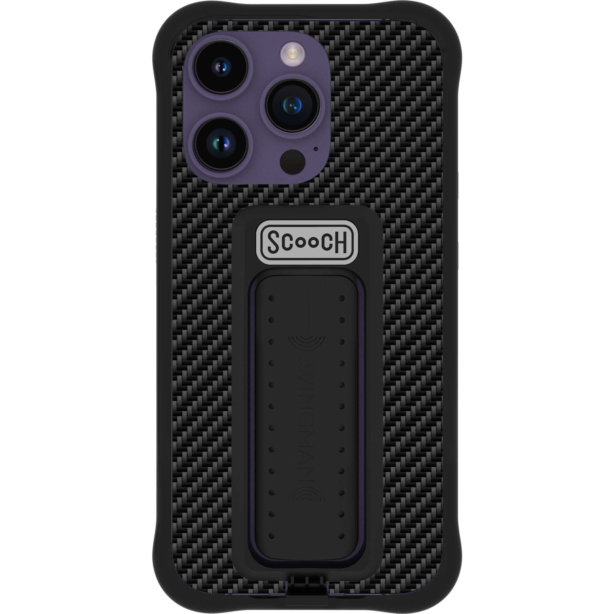 Scooch Wingman for iPhone 14 Pro CarbonFiber Scooch Wingman