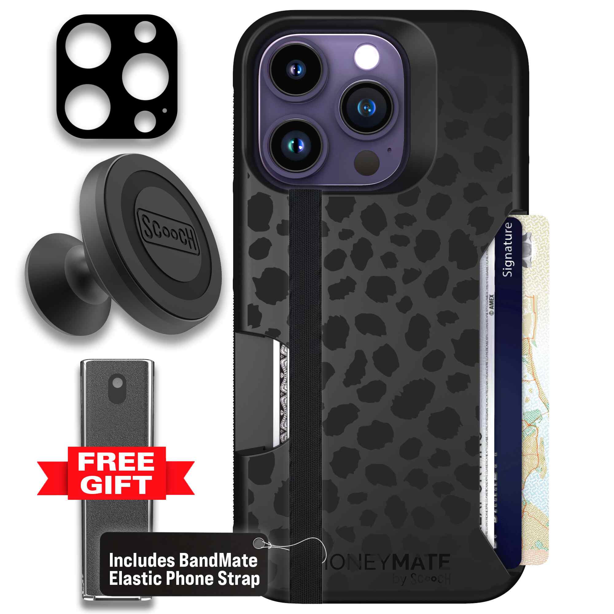 Black Leopard | website | iPhone 14 Pro | Defender Bundle