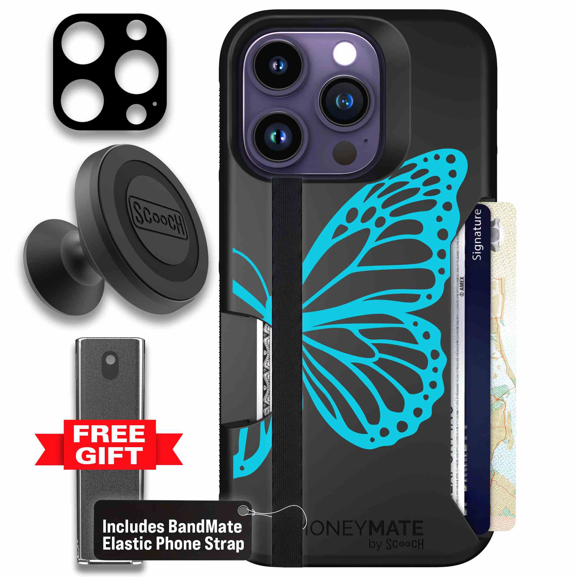 Azure Butterfly | website | iPhone 14 Pro | Defender Bundle