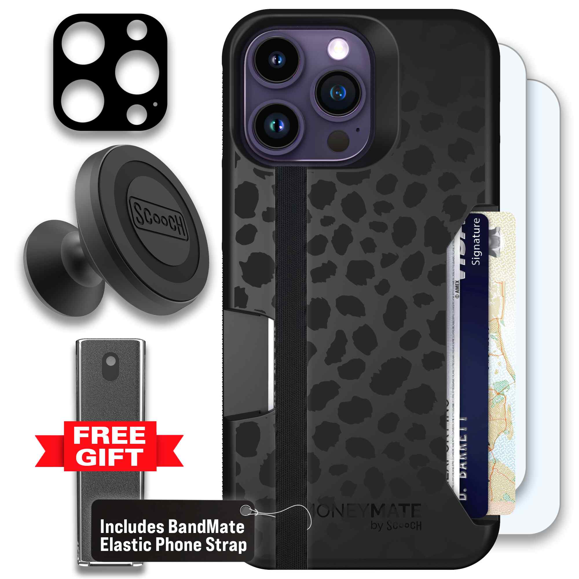 Black Leopard | website | iPhone 14 Pro Max | Defender Bundle