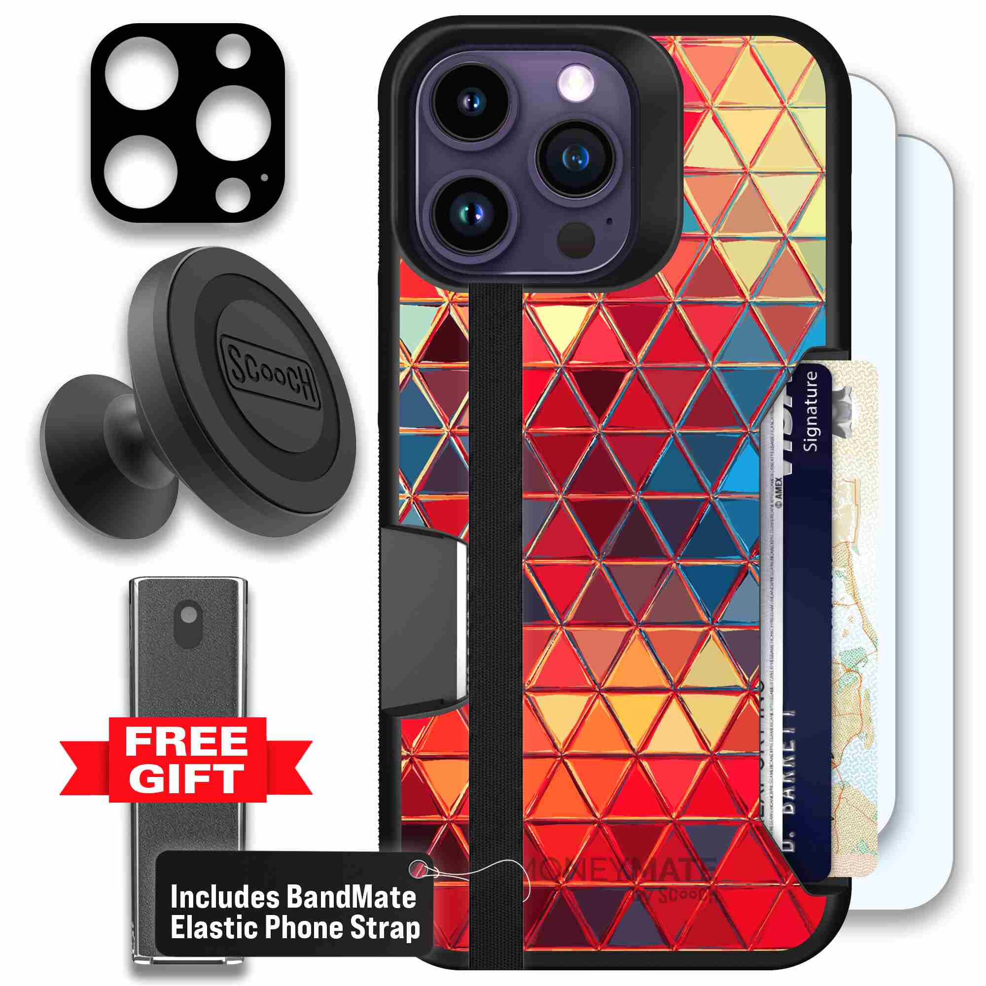 Festive Glass | website | iPhone 14 Pro Max | Defender Bundle