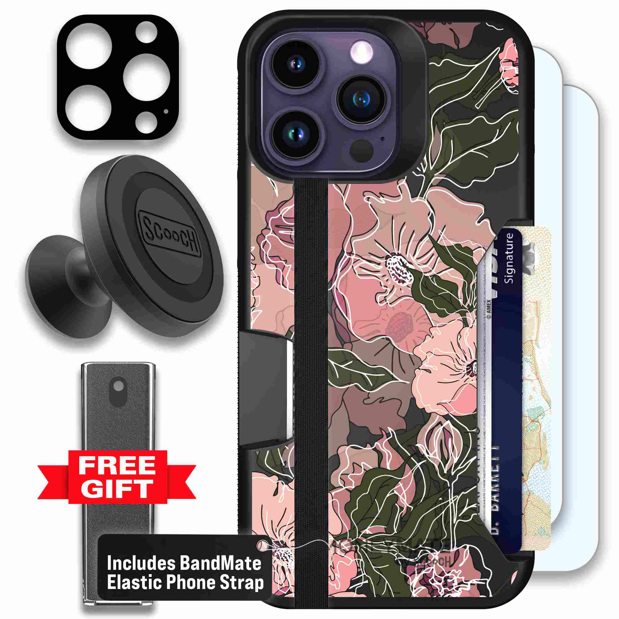Blush Botanical | website | iPhone 14 Pro Max | Defender Bundle