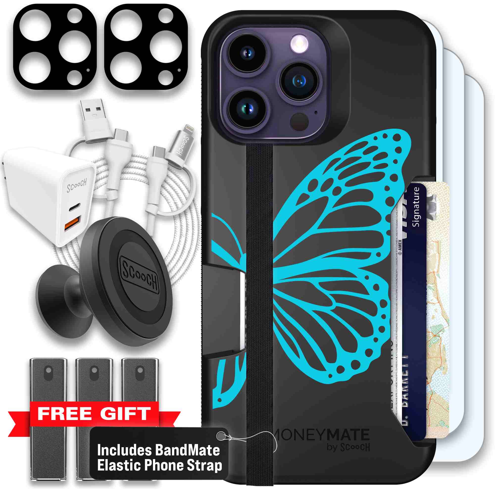 Azure Butterfly | website | iPhone 14 Pro Max | Ultimate Bundle