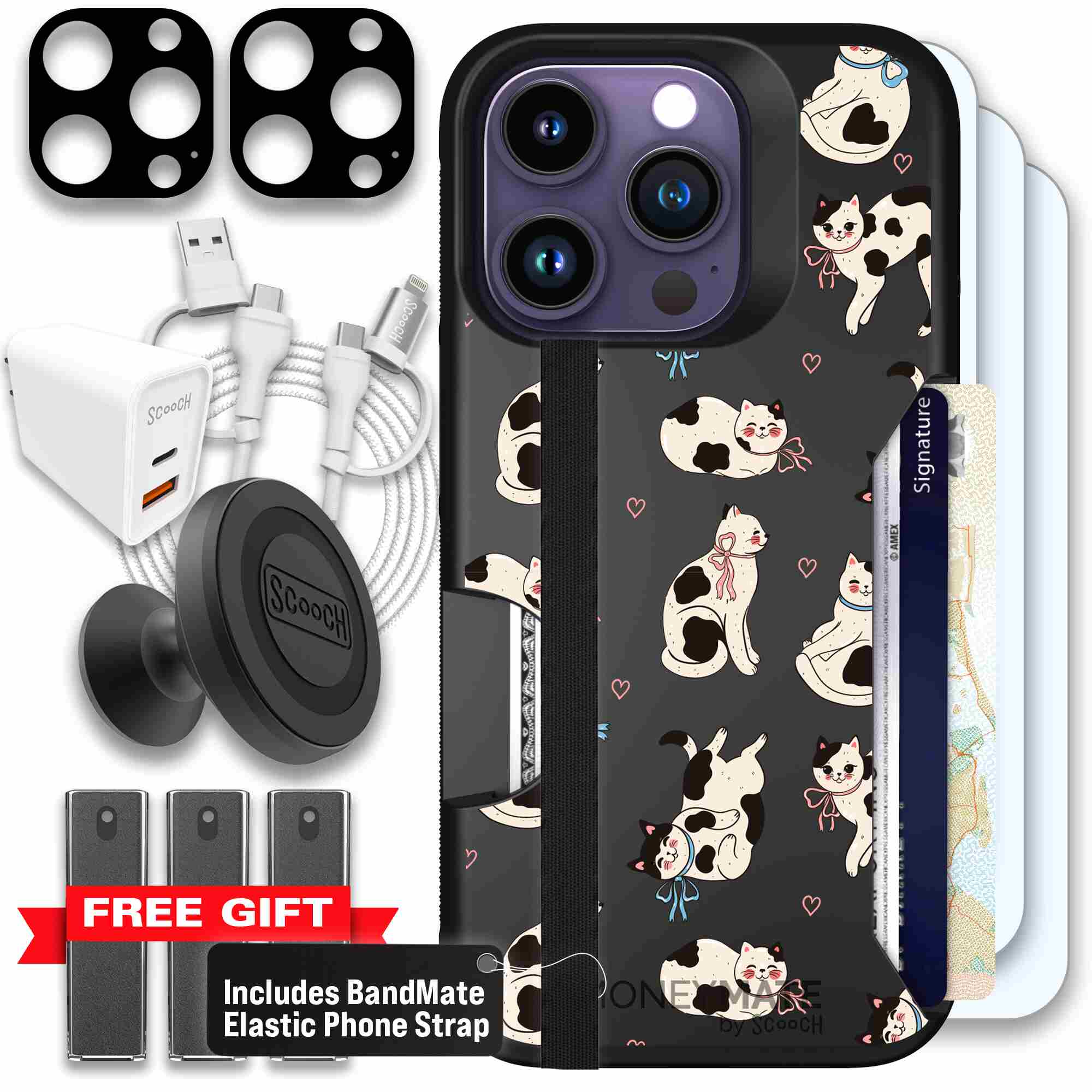 Bow Kitties | website | iPhone 14 Pro | Ultimate Bundle