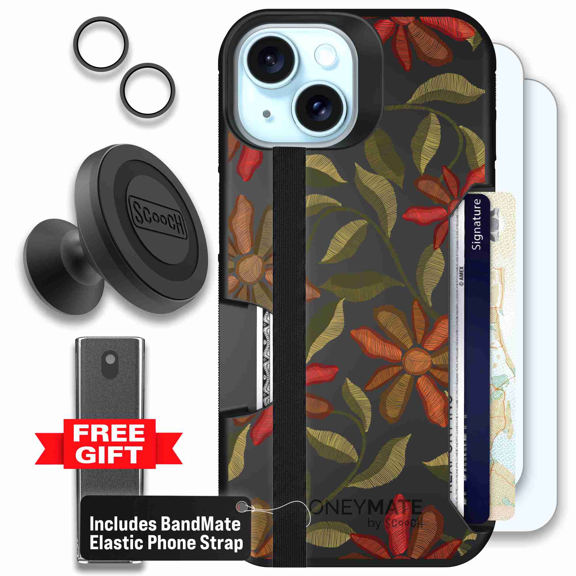 Floral Tapestry | website | iPhone 15 | Defender Bundle