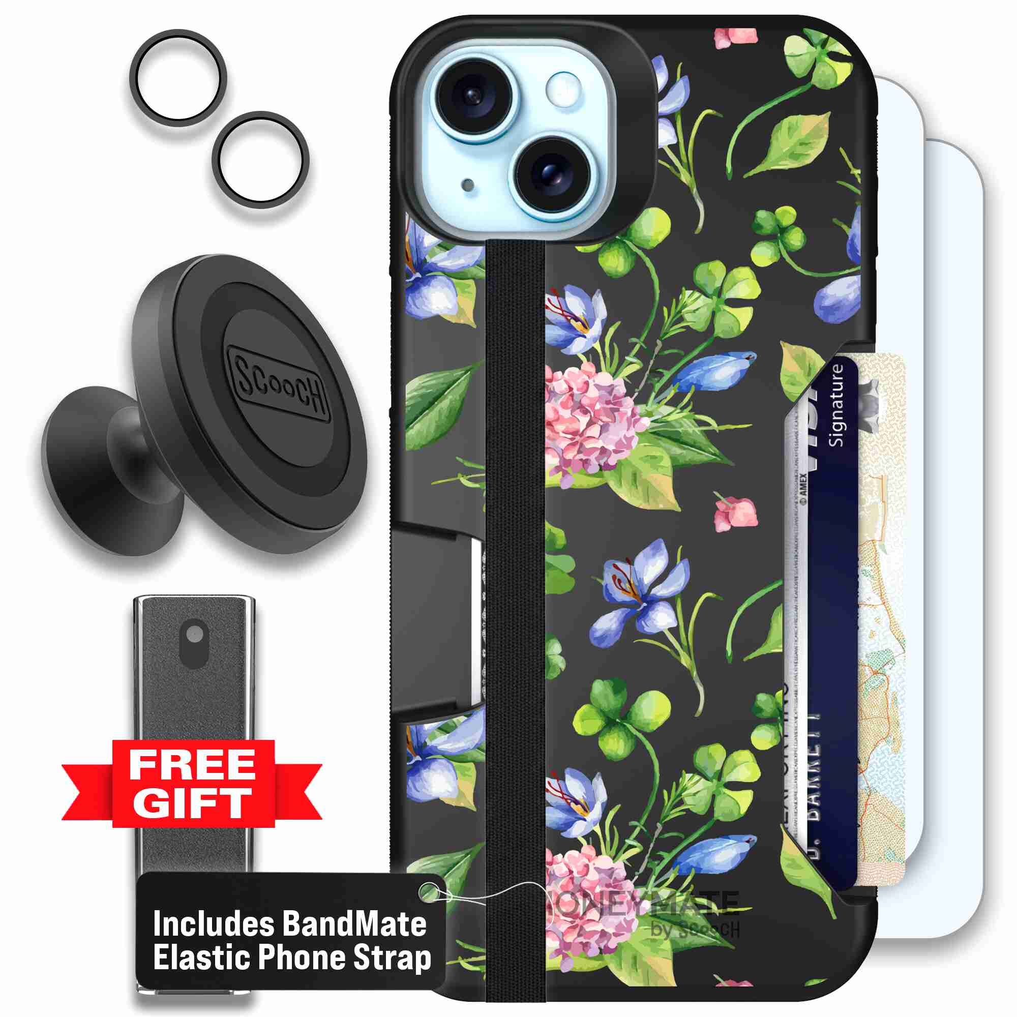 Lucky Hydrangea | website | iPhone 15 Plus | Defender Bundle
