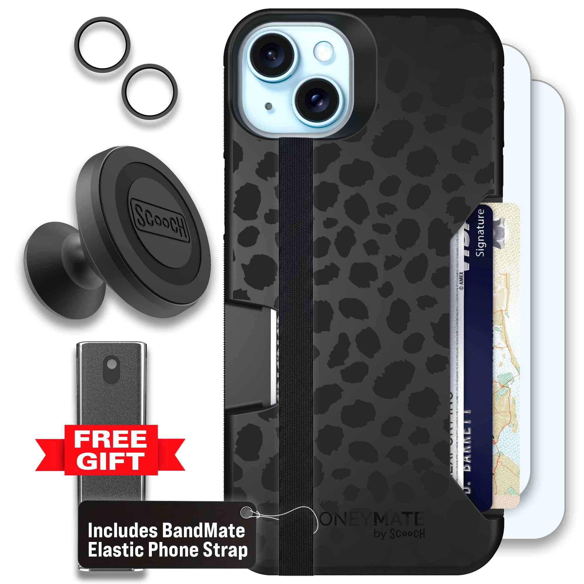 Black Leopard | website | iPhone 15 Plus | Defender Bundle