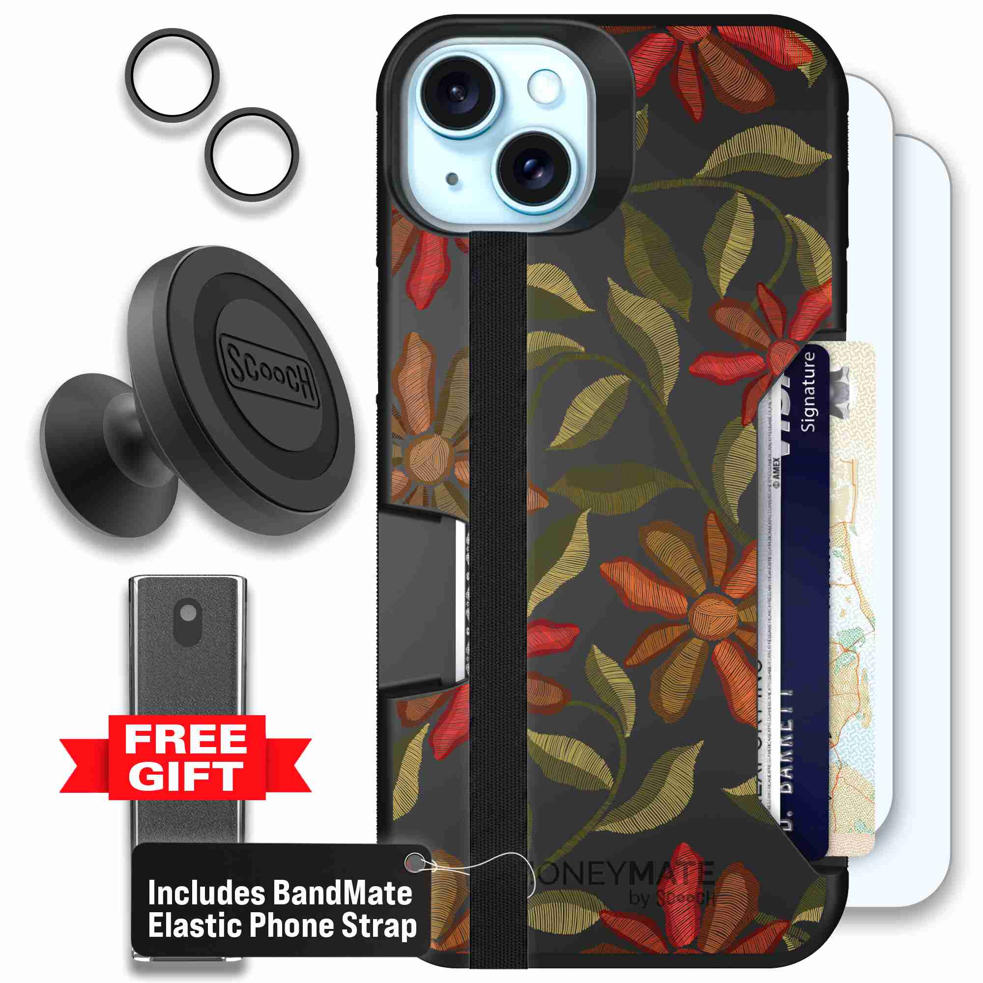Floral Tapestry | website | iPhone 15 Plus | Defender Bundle
