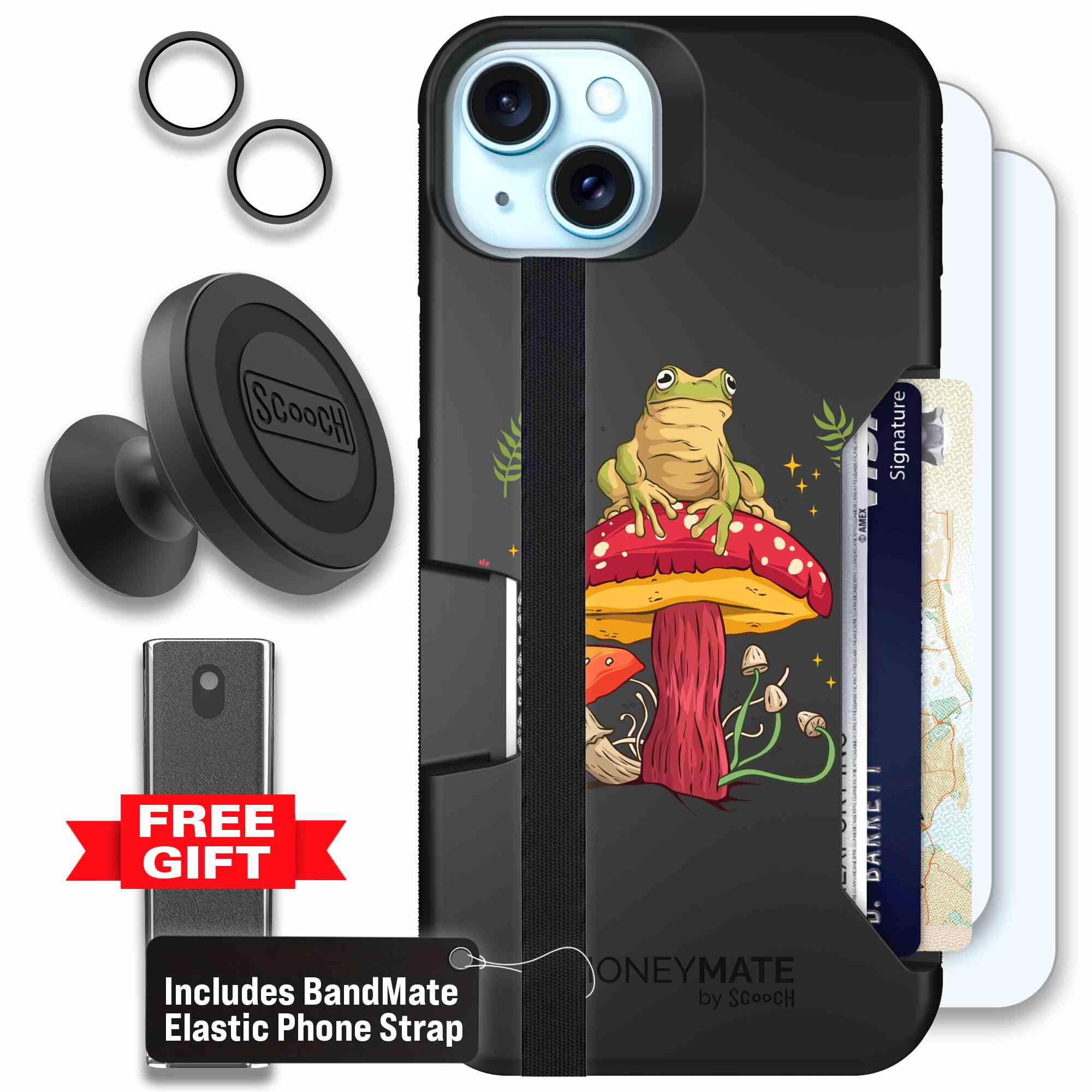 Toadstool Frog | website | iPhone 15 Plus | Defender Bundle