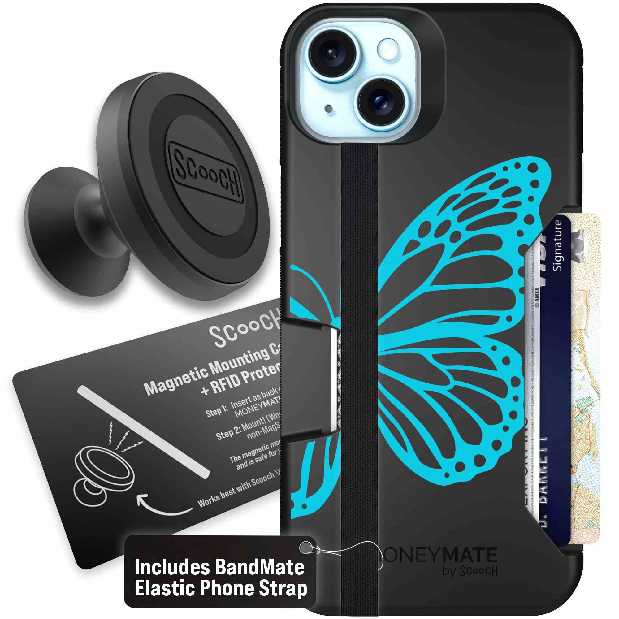Azure Butterfly | website | iPhone 15 Plus | Starter Bundle