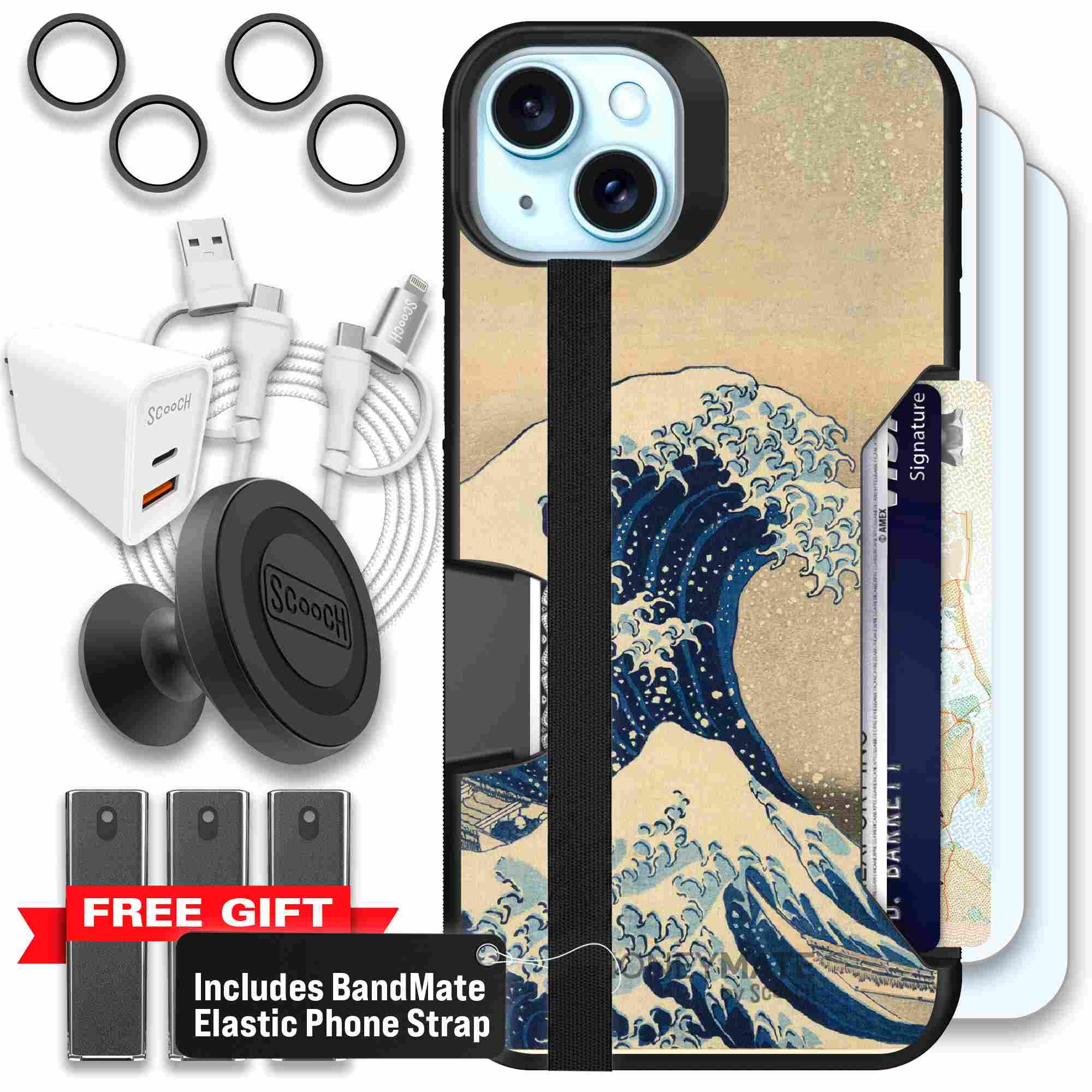 Great Wave | website | iPhone 15 Plus | Ultimate Bundle