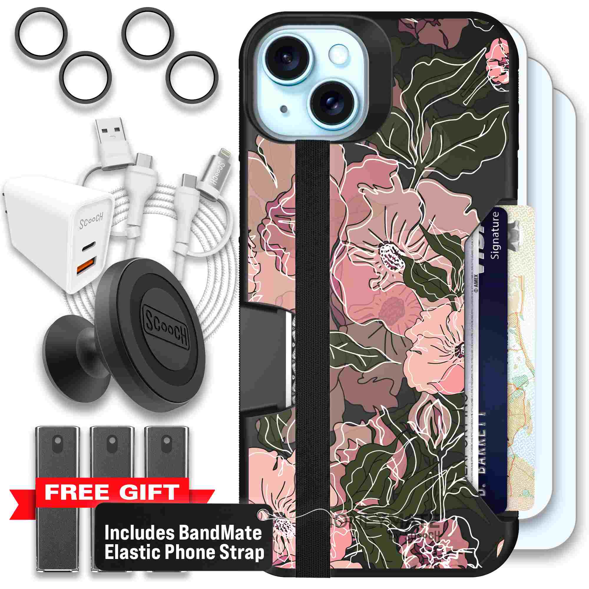 Blush Botanical | website | iPhone 15 Plus | Ultimate Bundle