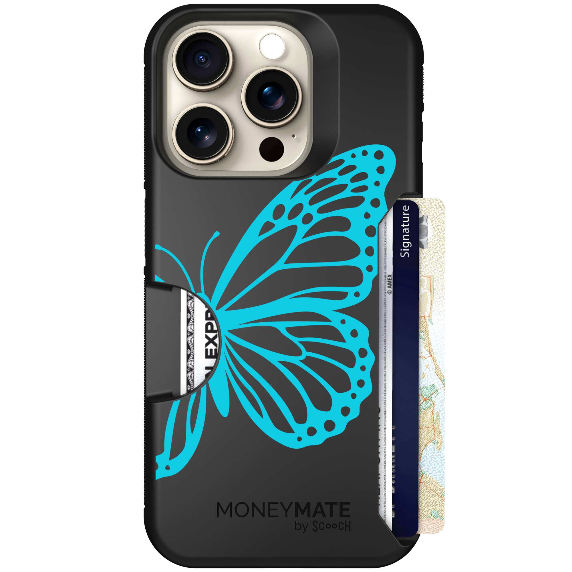 Azure Butterfly | website | iPhone 15 Pro | Case
