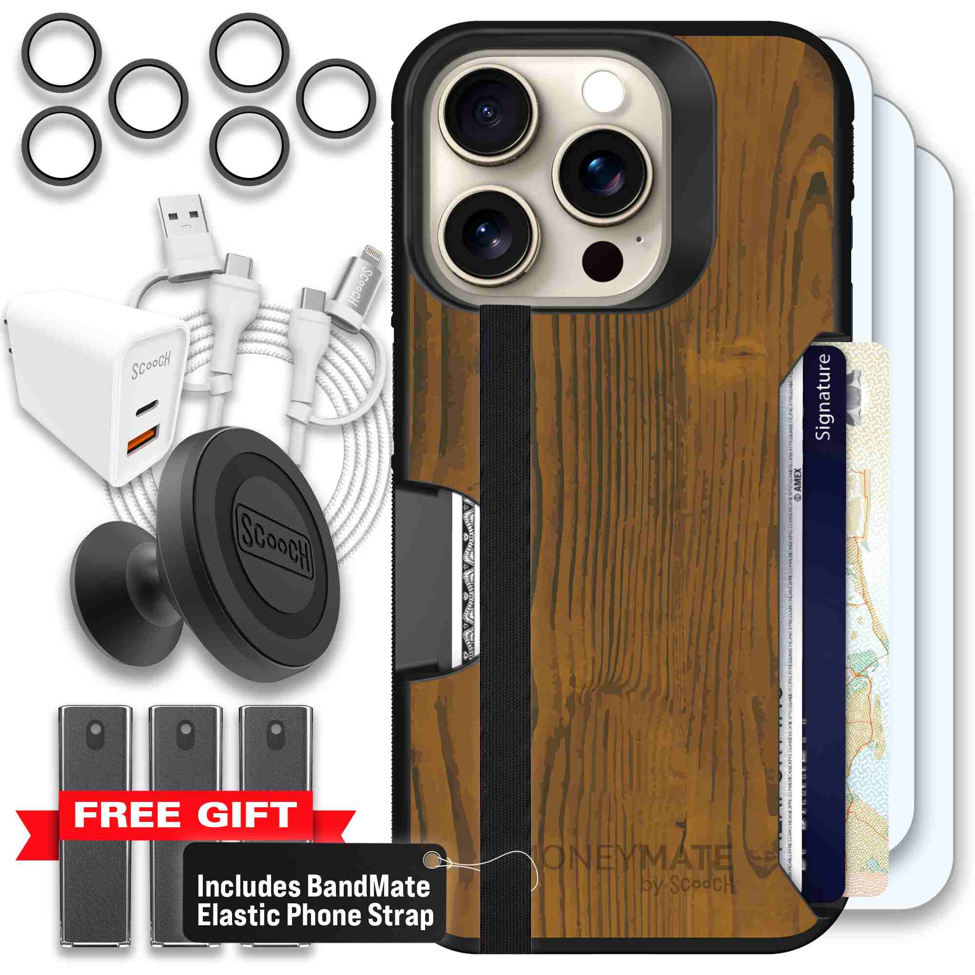 Wood Grain | website | iPhone 15 Pro | Ultimate Bundle