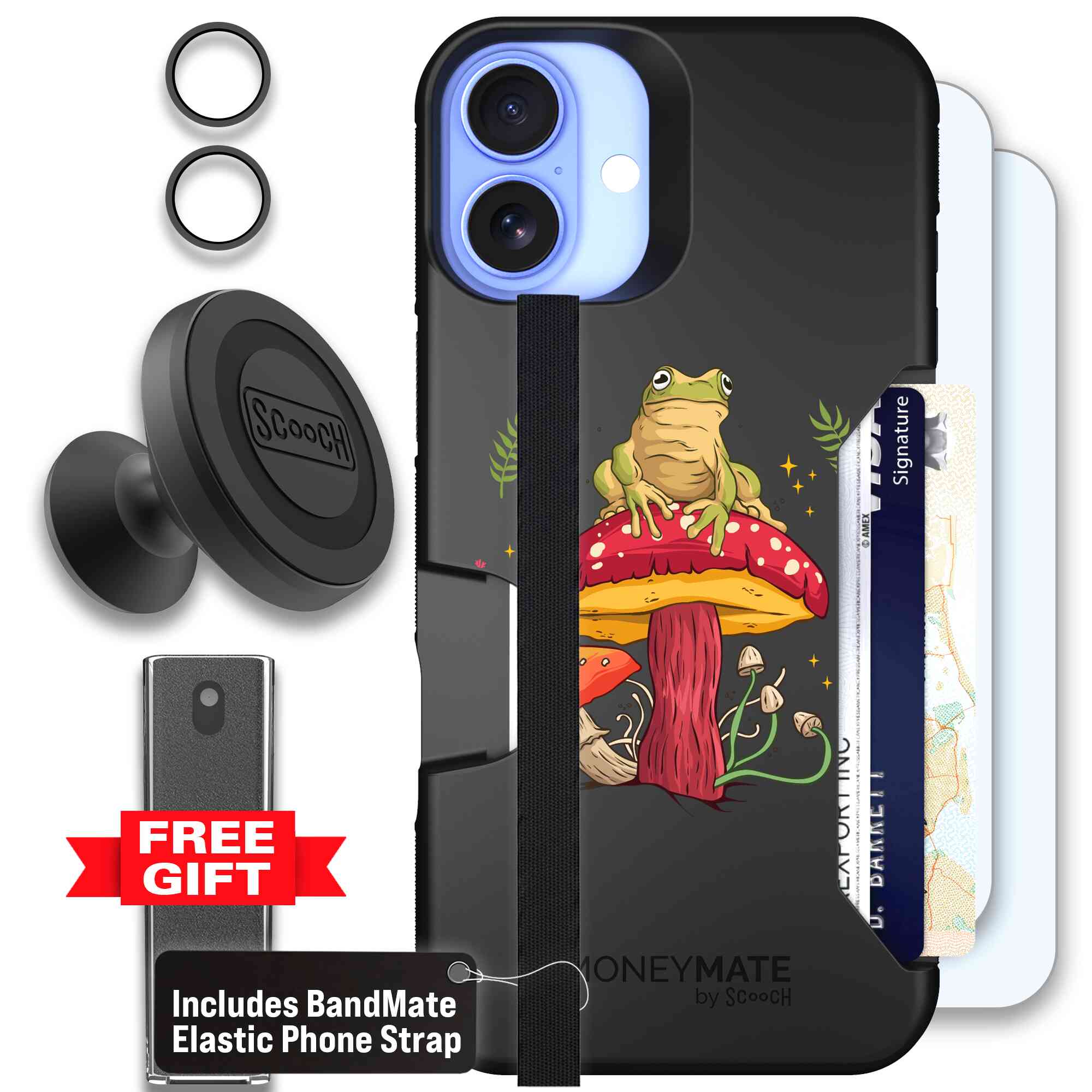 Toadstool Frog | website | iPhone 16 Plus | Defender Bundle