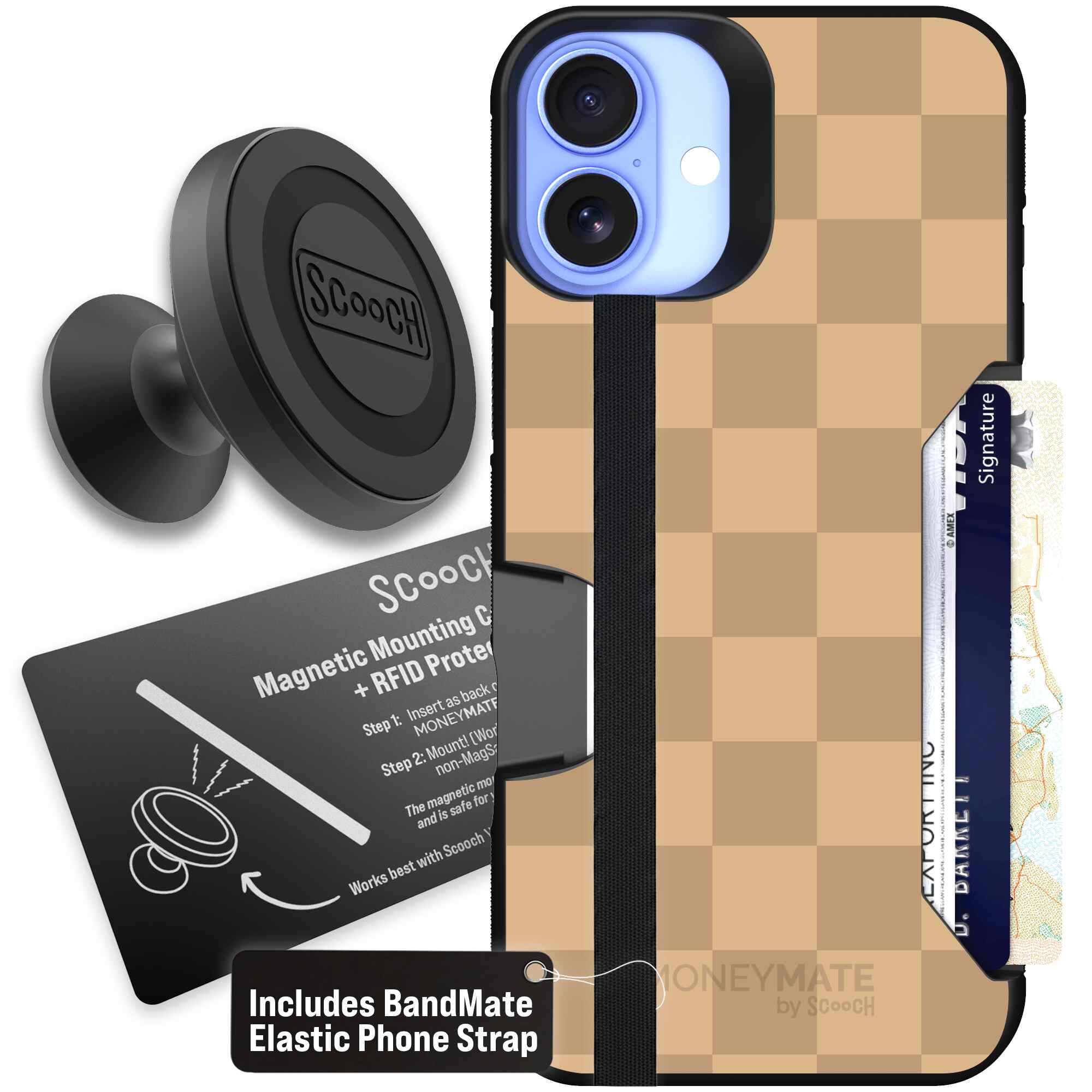 Checkered Beige | website | iPhone 16 Plus | Starter Bundle