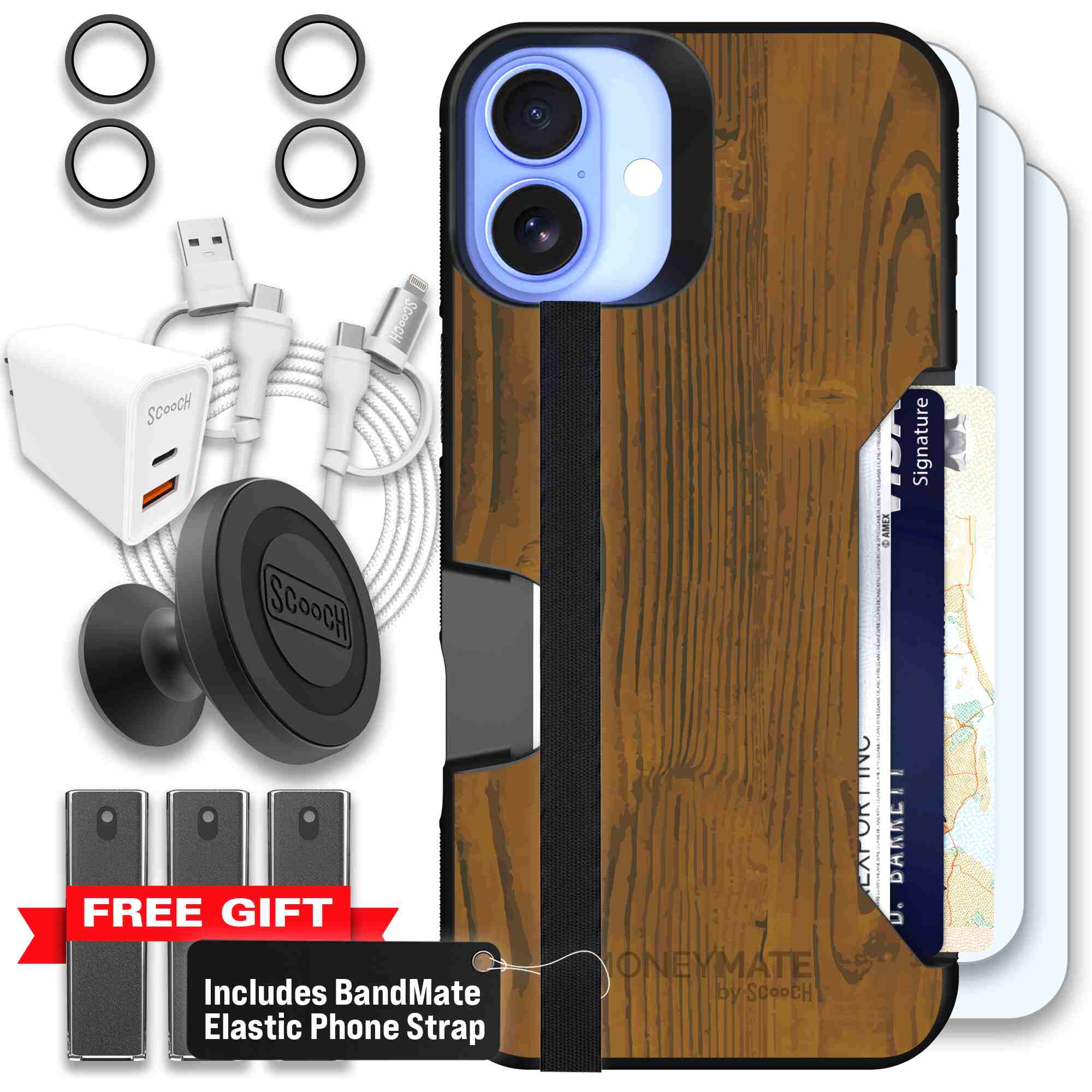 Wood Grain | website | iPhone 16 Plus | Ultimate Bundle