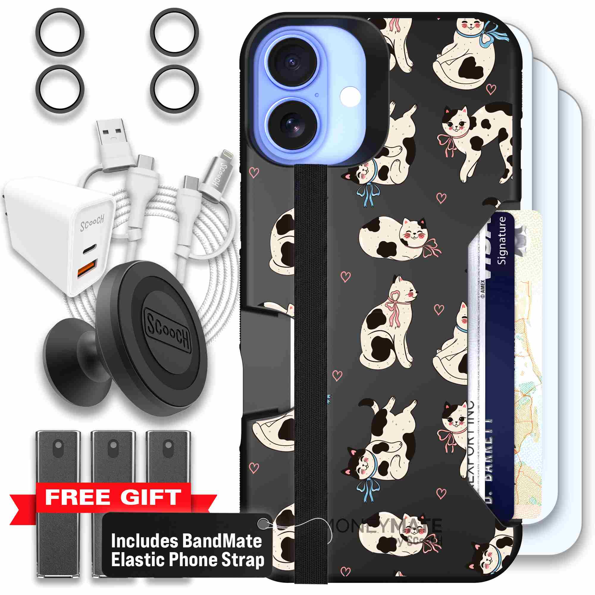 Bow Kitties | website | iPhone 16 Plus | Ultimate Bundle