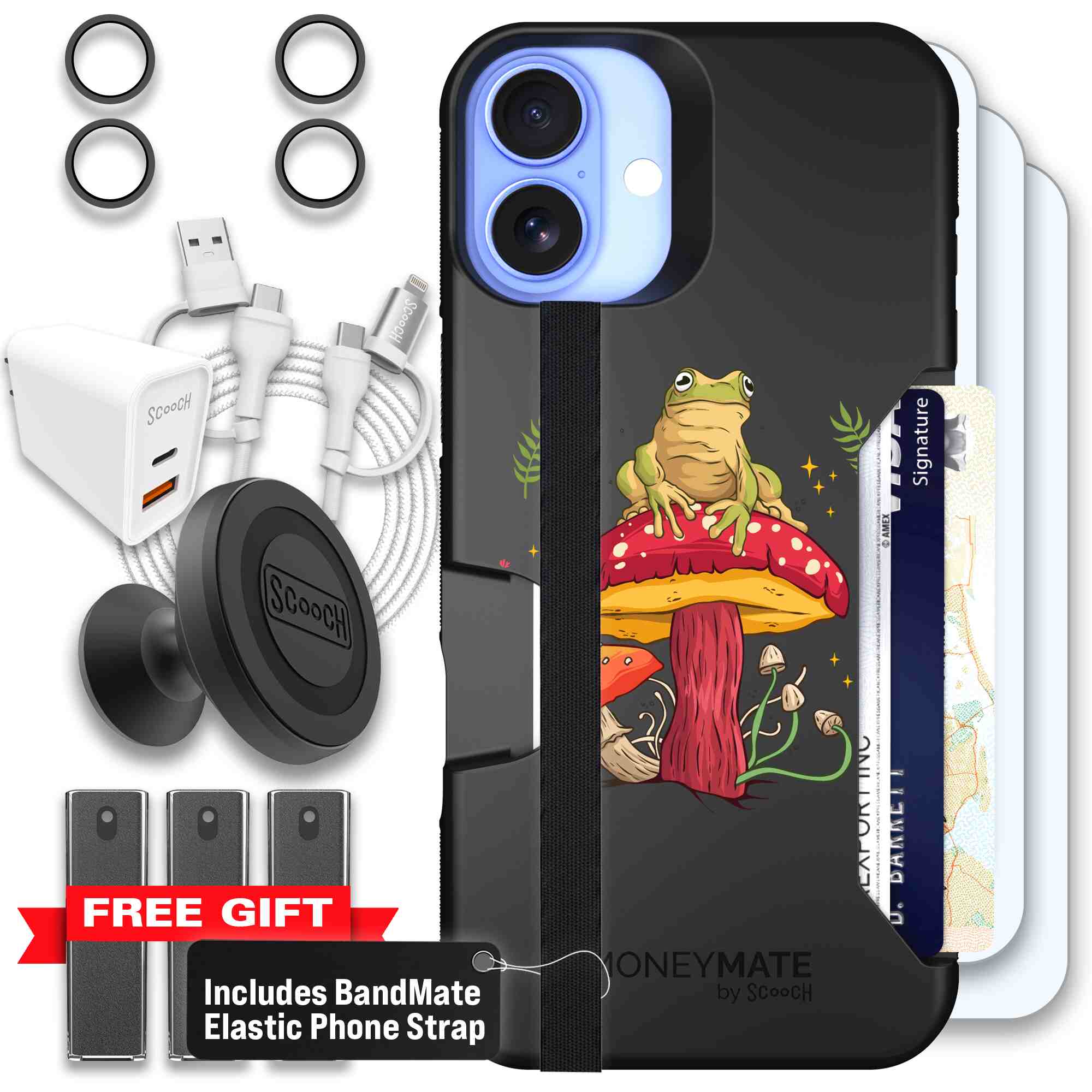 Toadstool Frog | website | iPhone 16 Plus | Ultimate Bundle